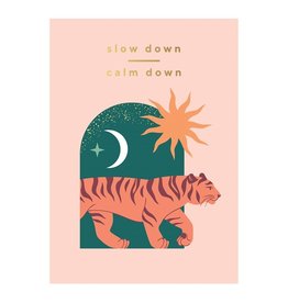 Kaartje 'slow down, calm down'