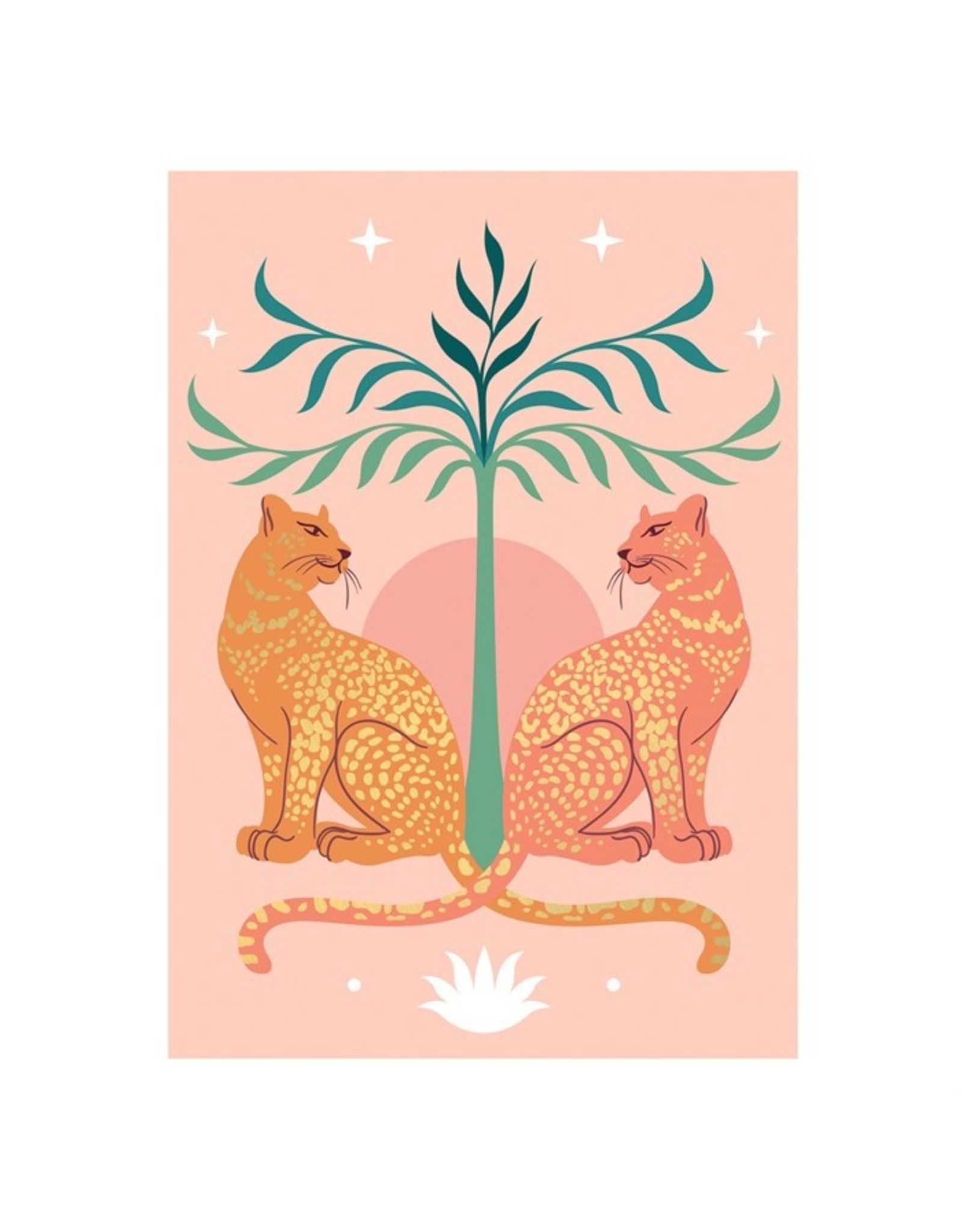 Kaartje 'leopard sisters'