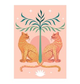 Kaartje 'leopard sisters'