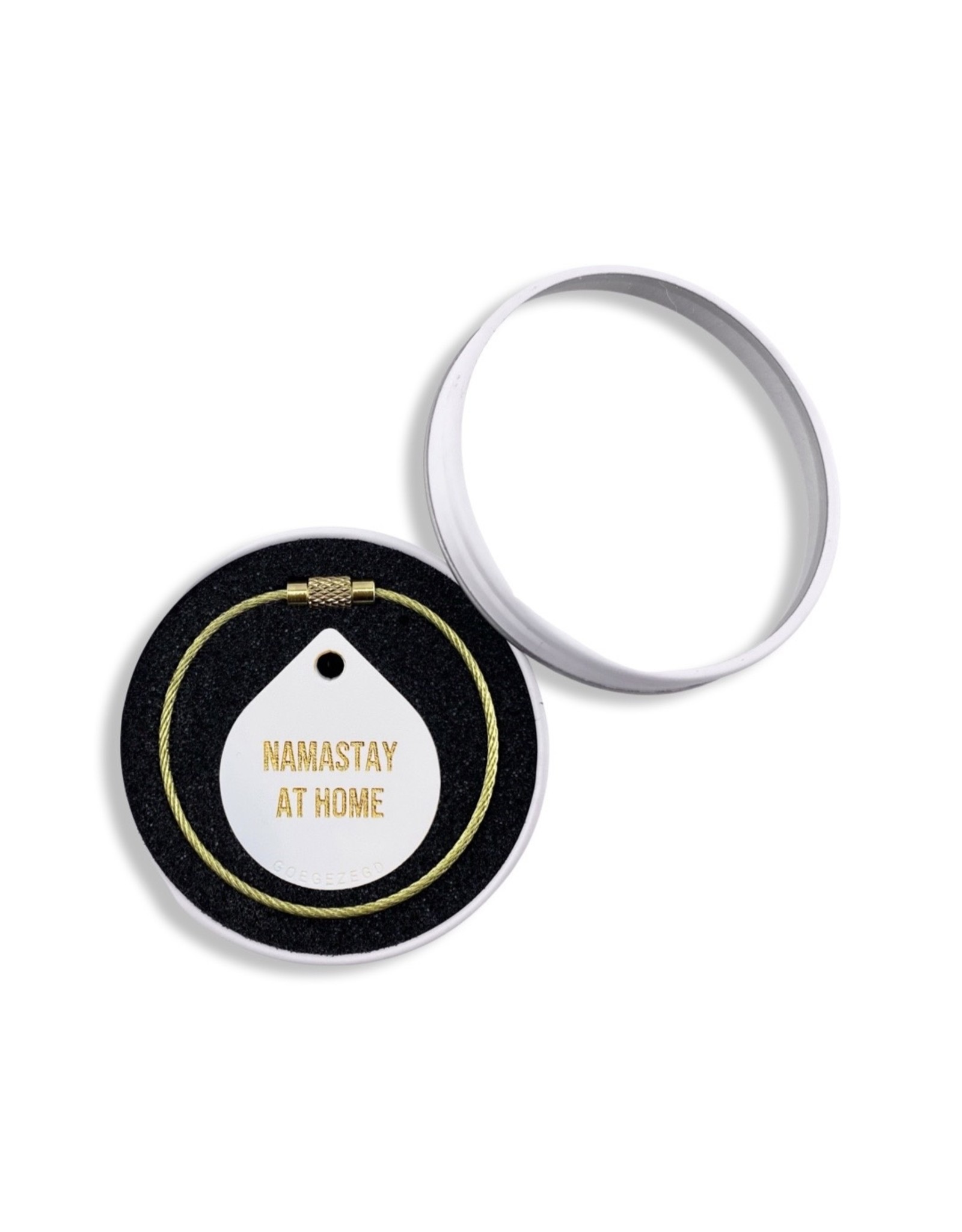 Sleutelhanger 'namastay at home'