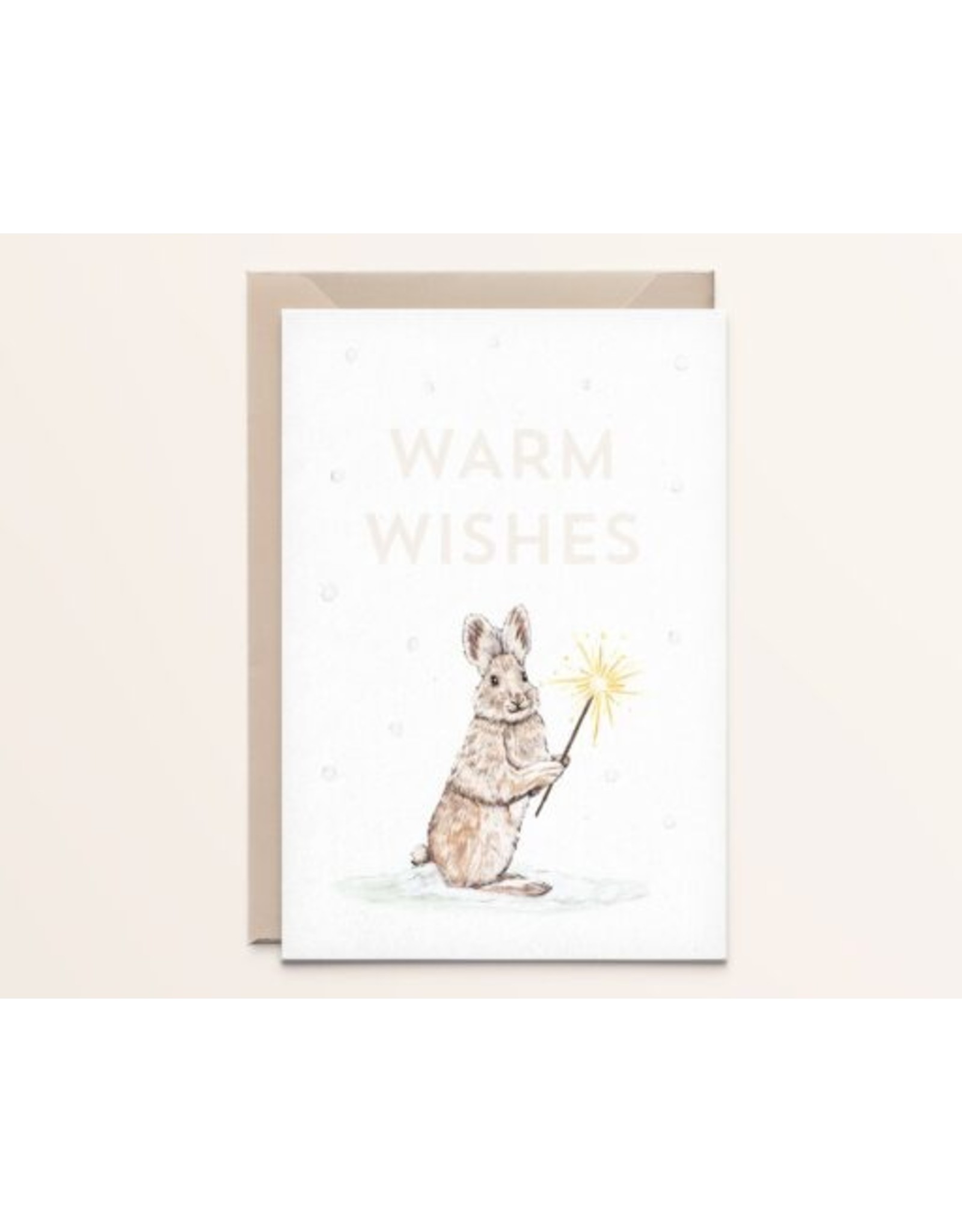 Kaartje 'snow hare-sneeuwhaas'