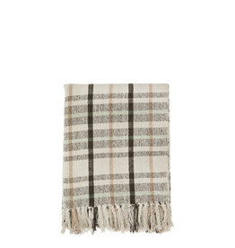 Plaid met ruitjes (beige)