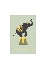 Kaartje 'circus elephant'