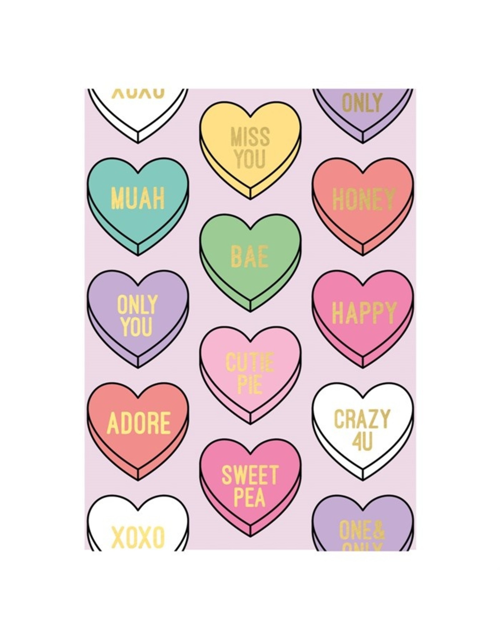Kaartje 'heart candy'