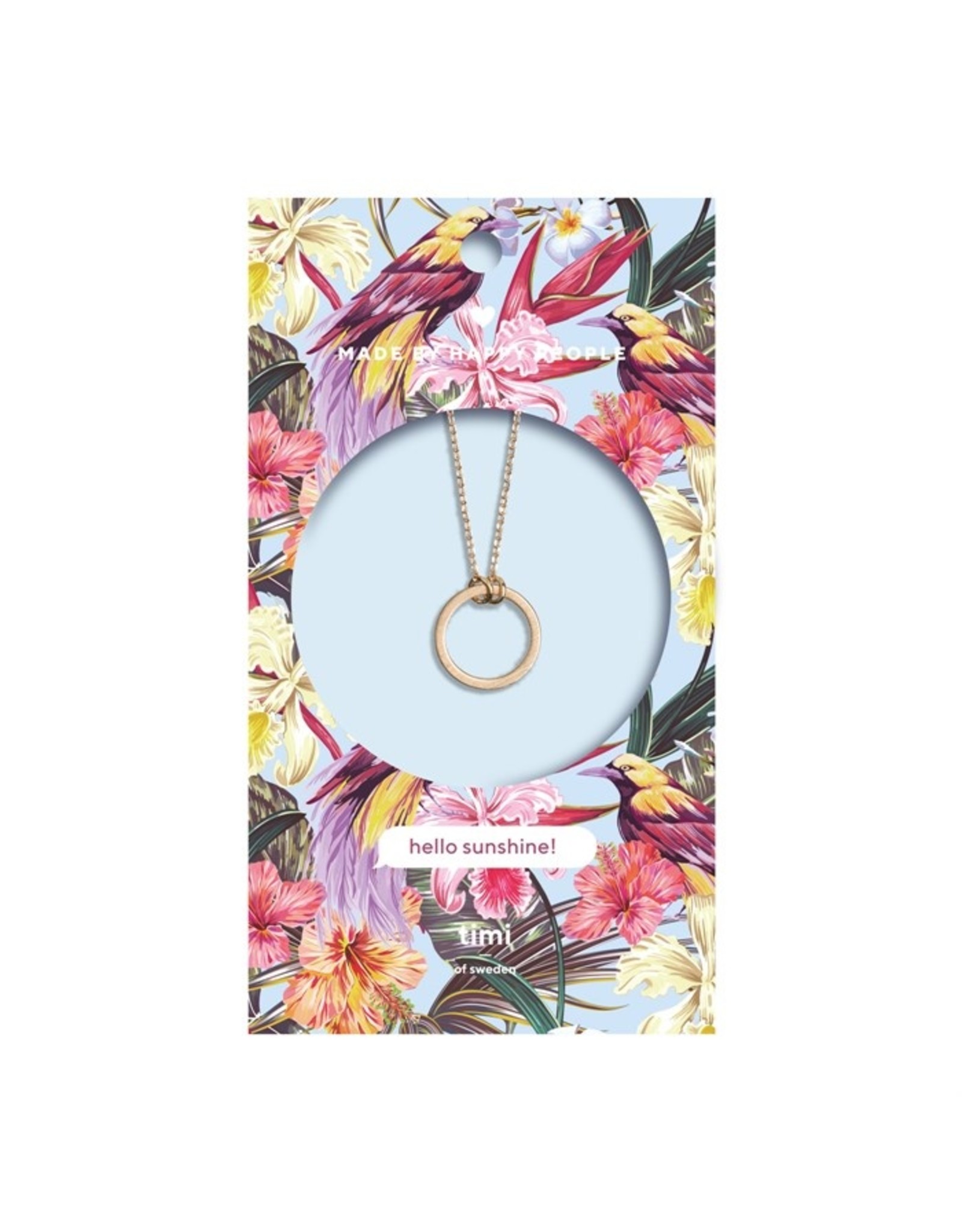 Ketting - Hello sunshine - goud