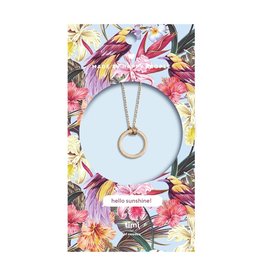 Ketting - Hello sunshine - goud