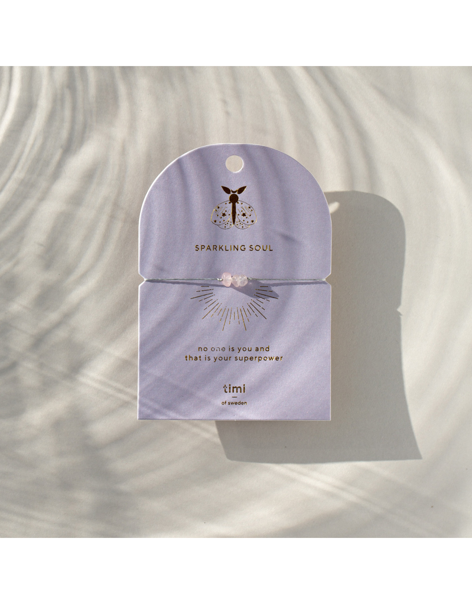 Armband - sparkling soul - rose quartz