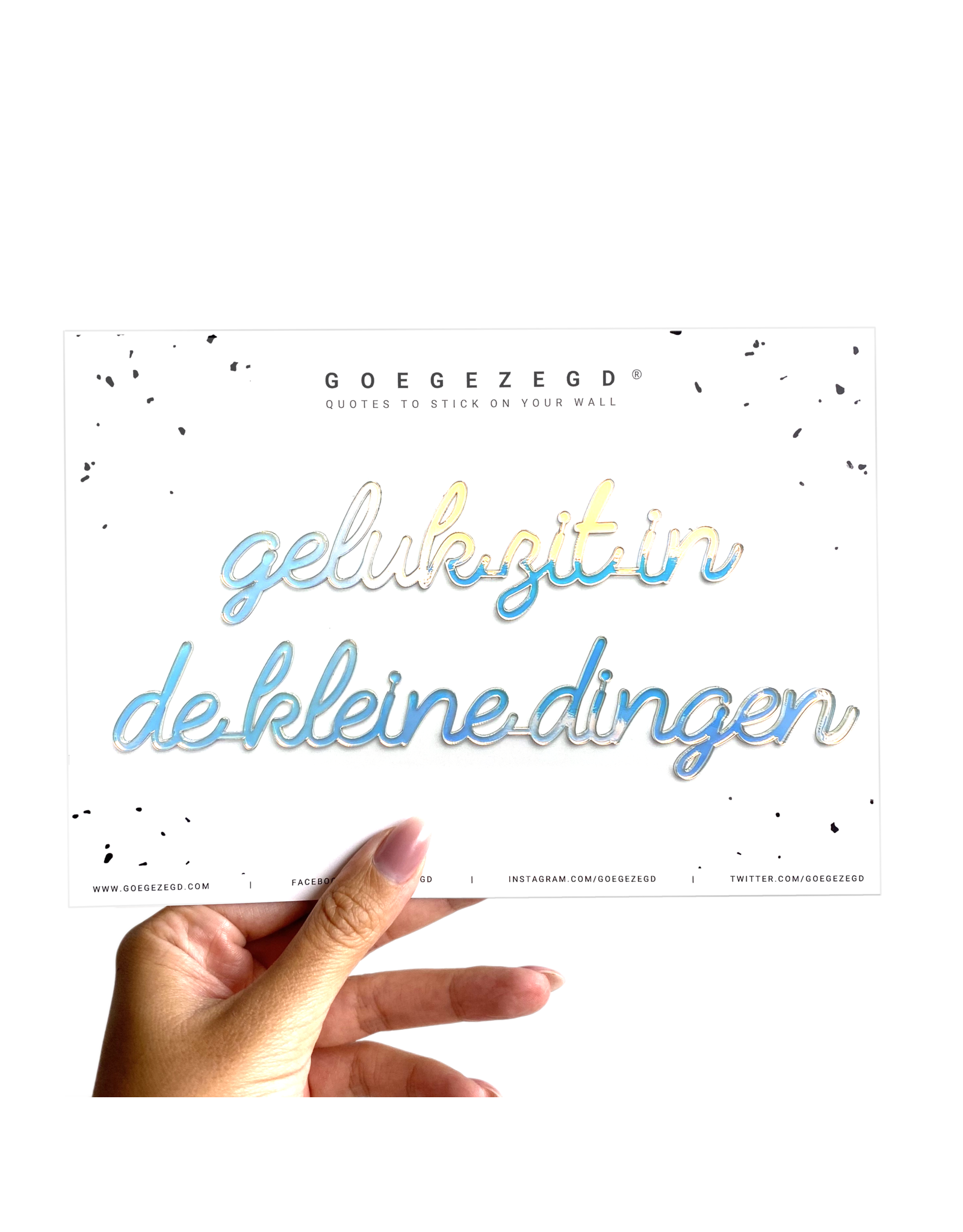 Sticky Quotes (regenboog effect) NL