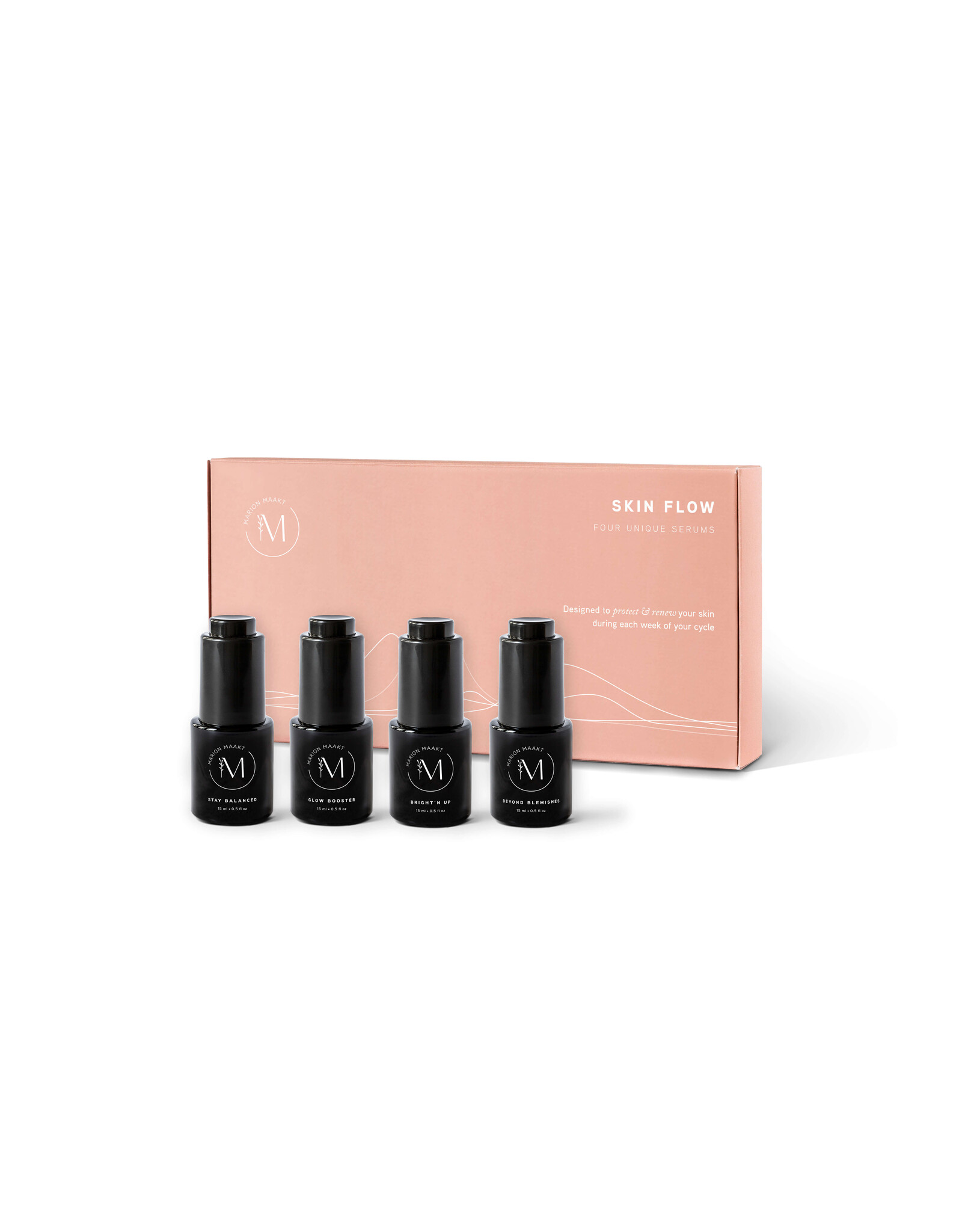 Marion Maakt Skin Flow: 4 serums afgestemd op de cyclus