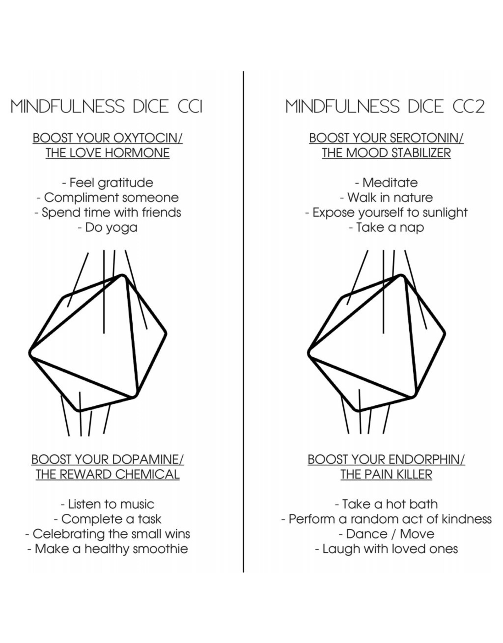 Mindfulness houten dobbelsteen 2 (CC2)
