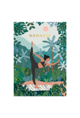 Kaartje 'namaste yoga'