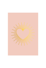 Kaartje 'heart rays'