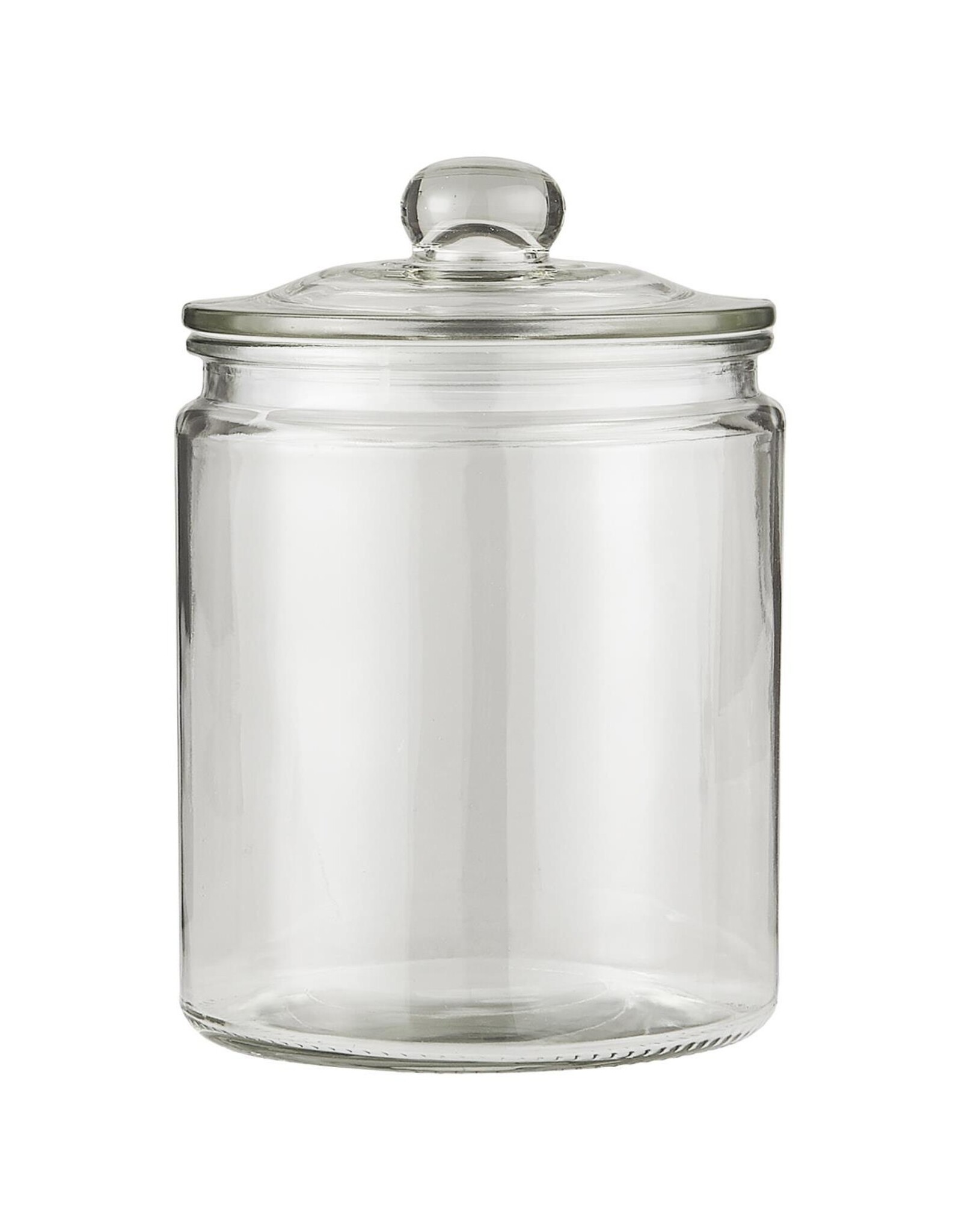 Opbergpot in glas met deksel