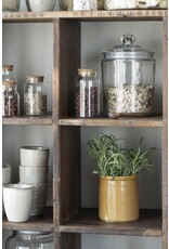Opbergpot in glas met deksel