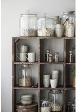 Opbergpot in glas met deksel
