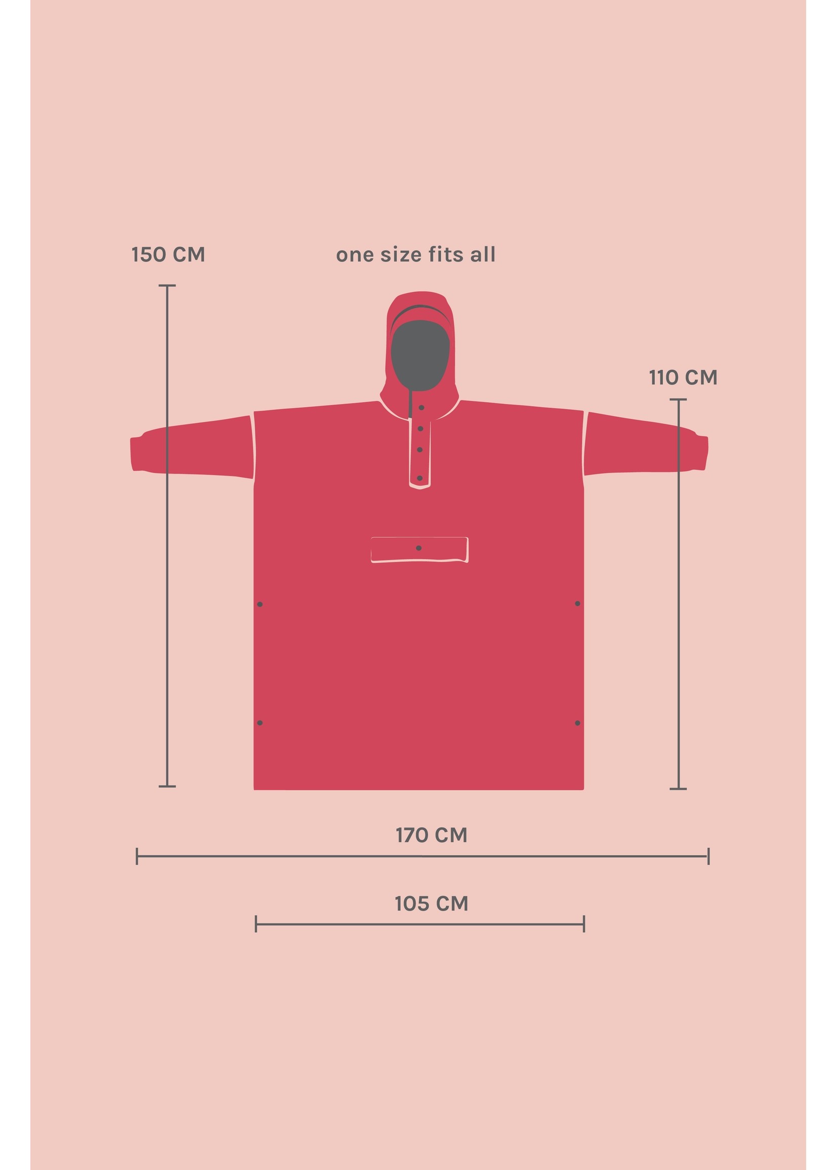 Rainkiss Pink Panther - Rain Poncho