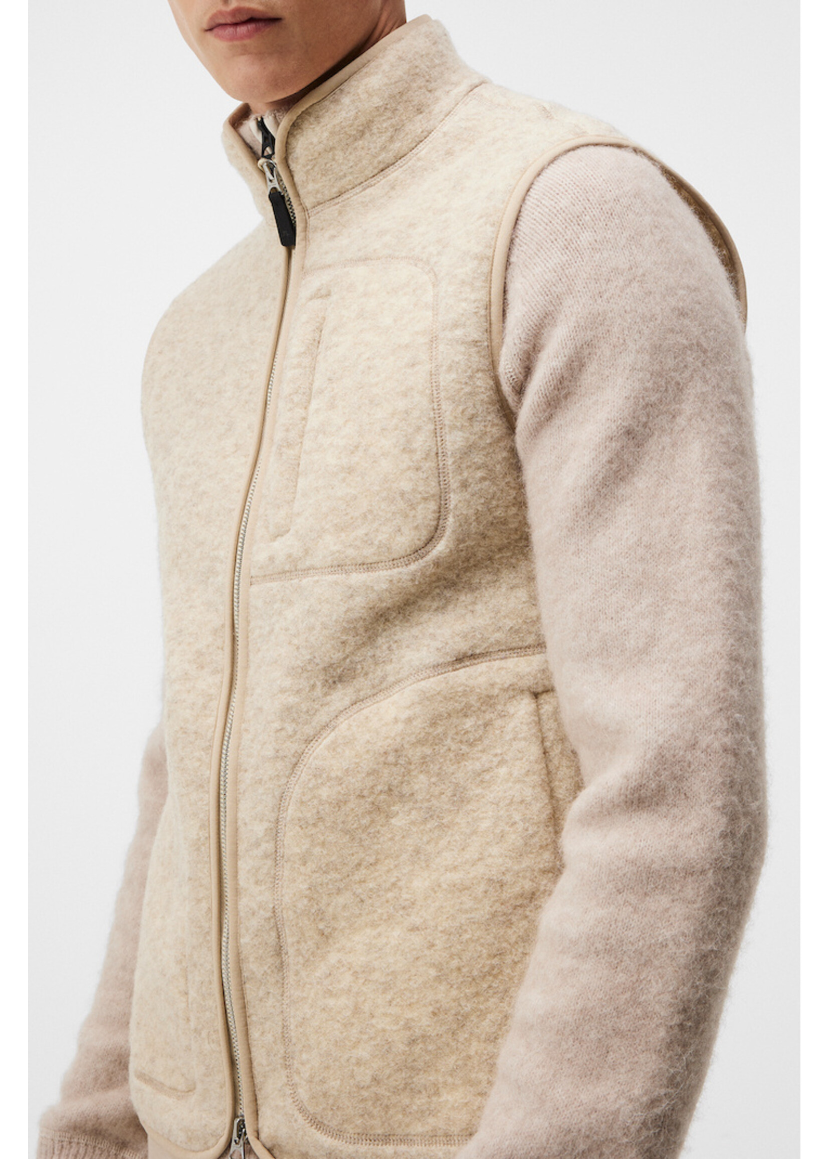 J. Lindeberg Duncan Wool Fleece Vest