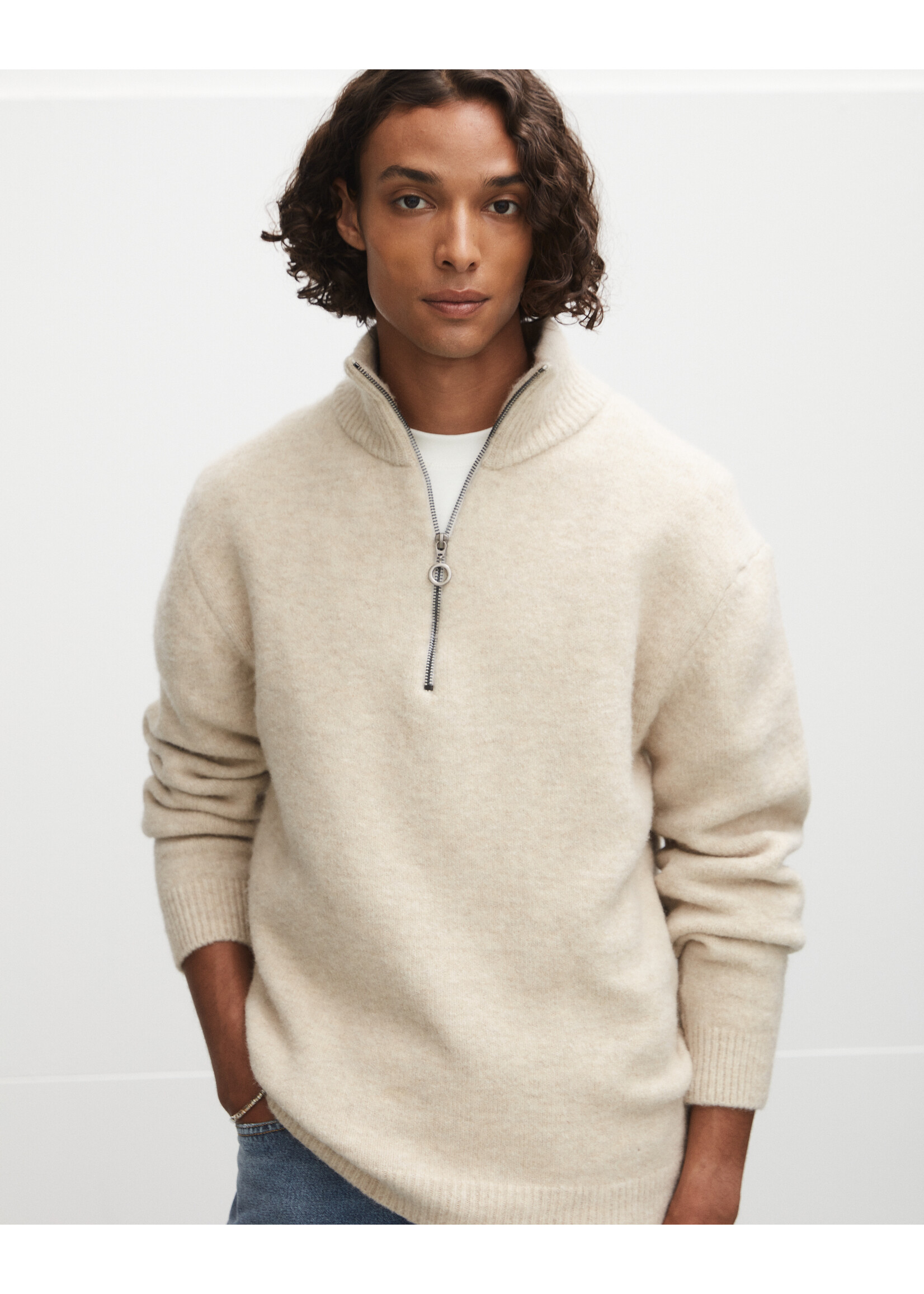 The GoodPeople Komfy Half Zip Knit