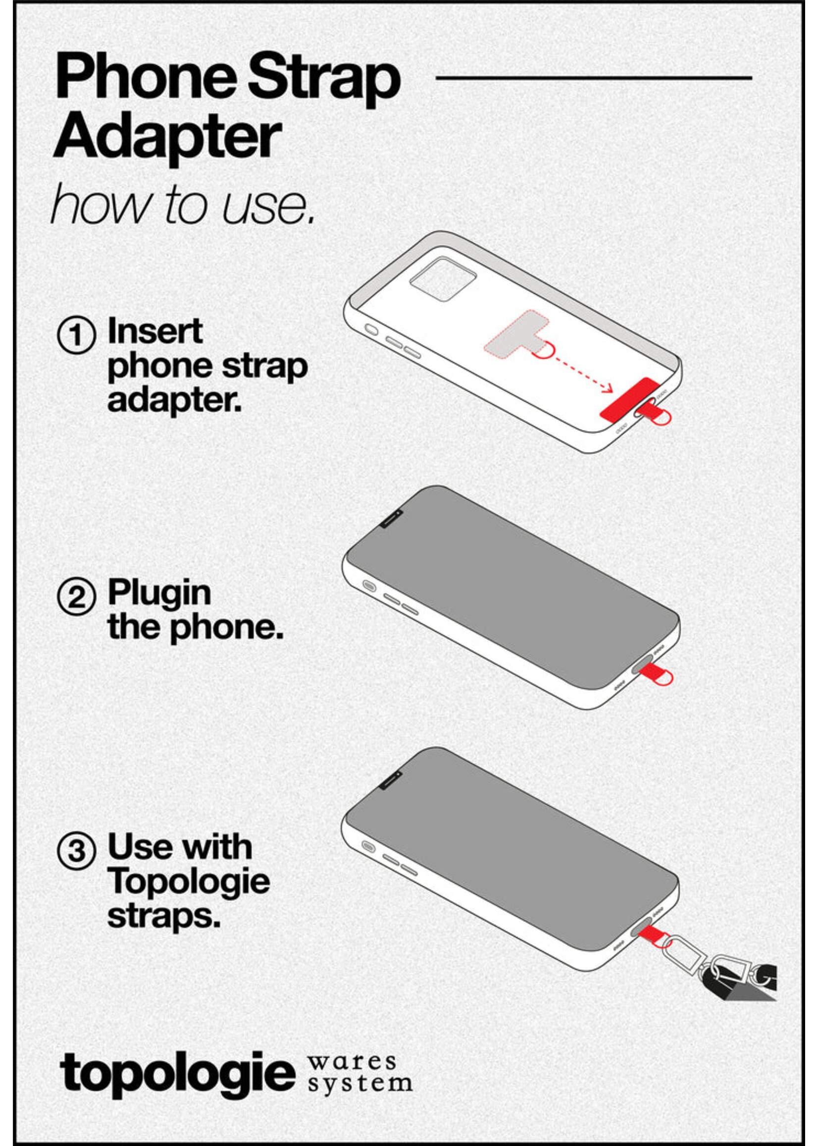 Topologie Phone Strap Adapter