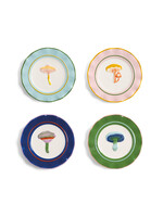 &Klevering Plate Magic Mushroom set of 4