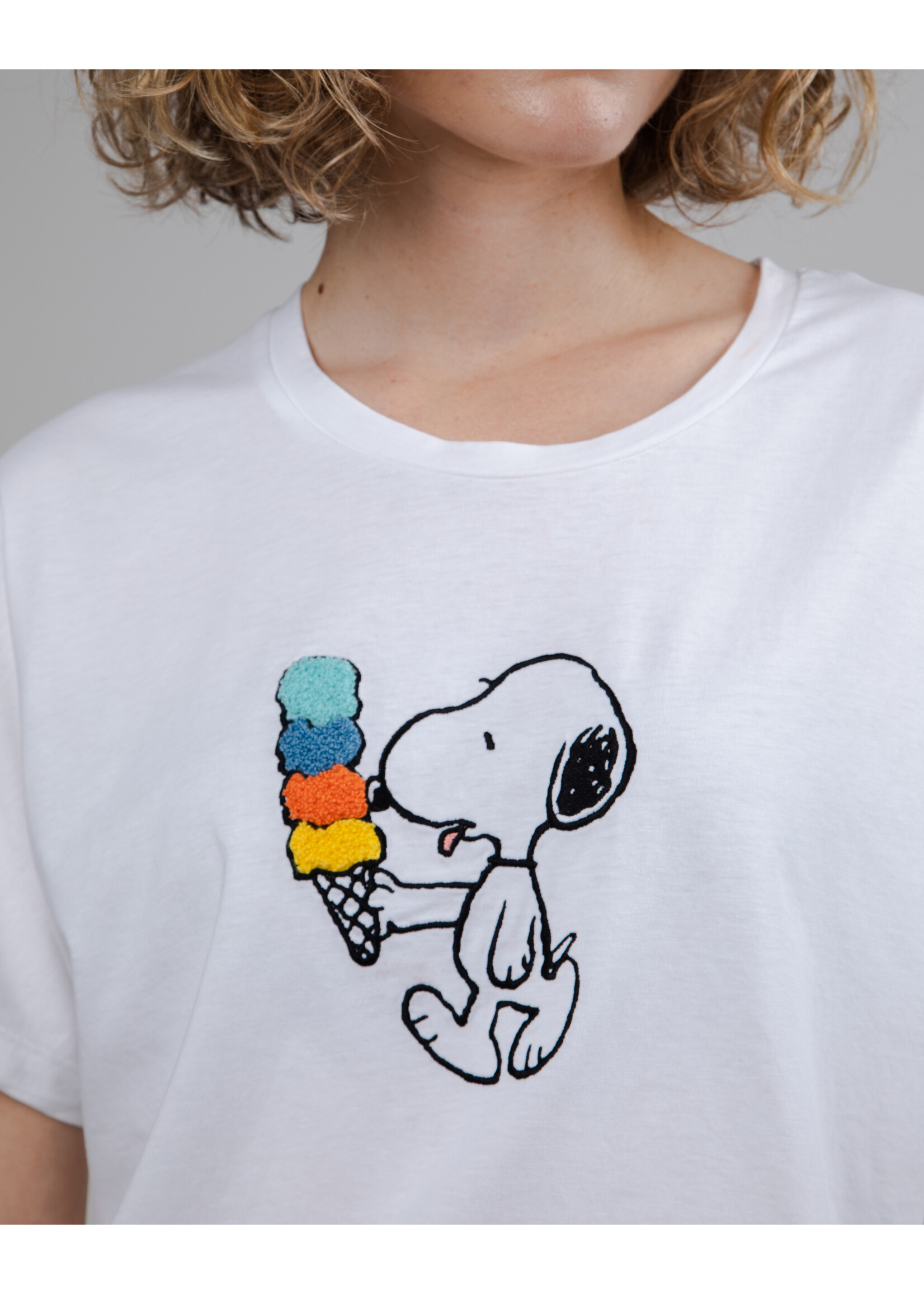 Brava 3411 Peanuts Icecream Oversize Tee