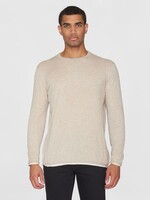 Knowledge Cotton Regular Double Layer Crew Neck Knit