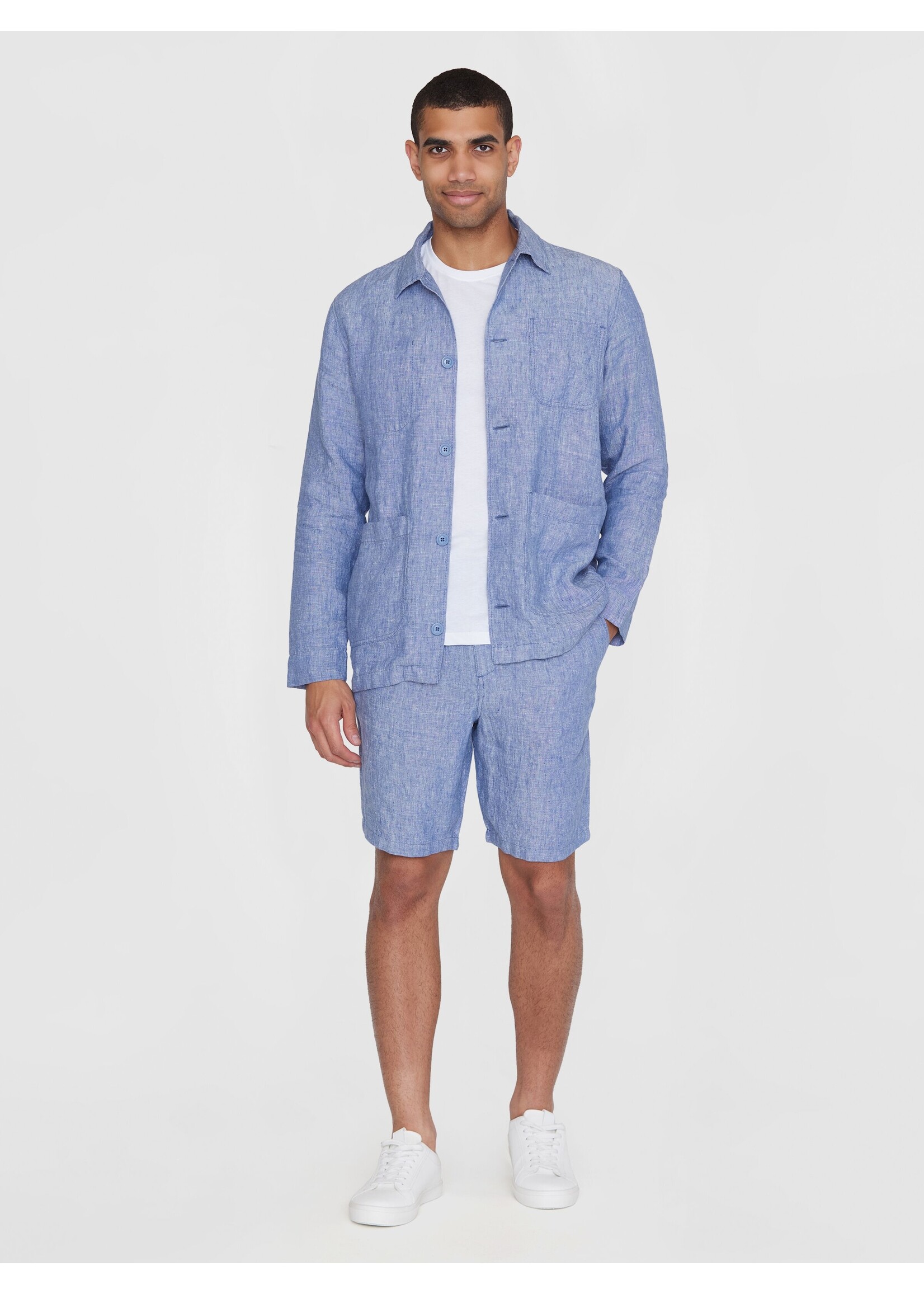 Knowledge Cotton 1190004 Linen Overshirt