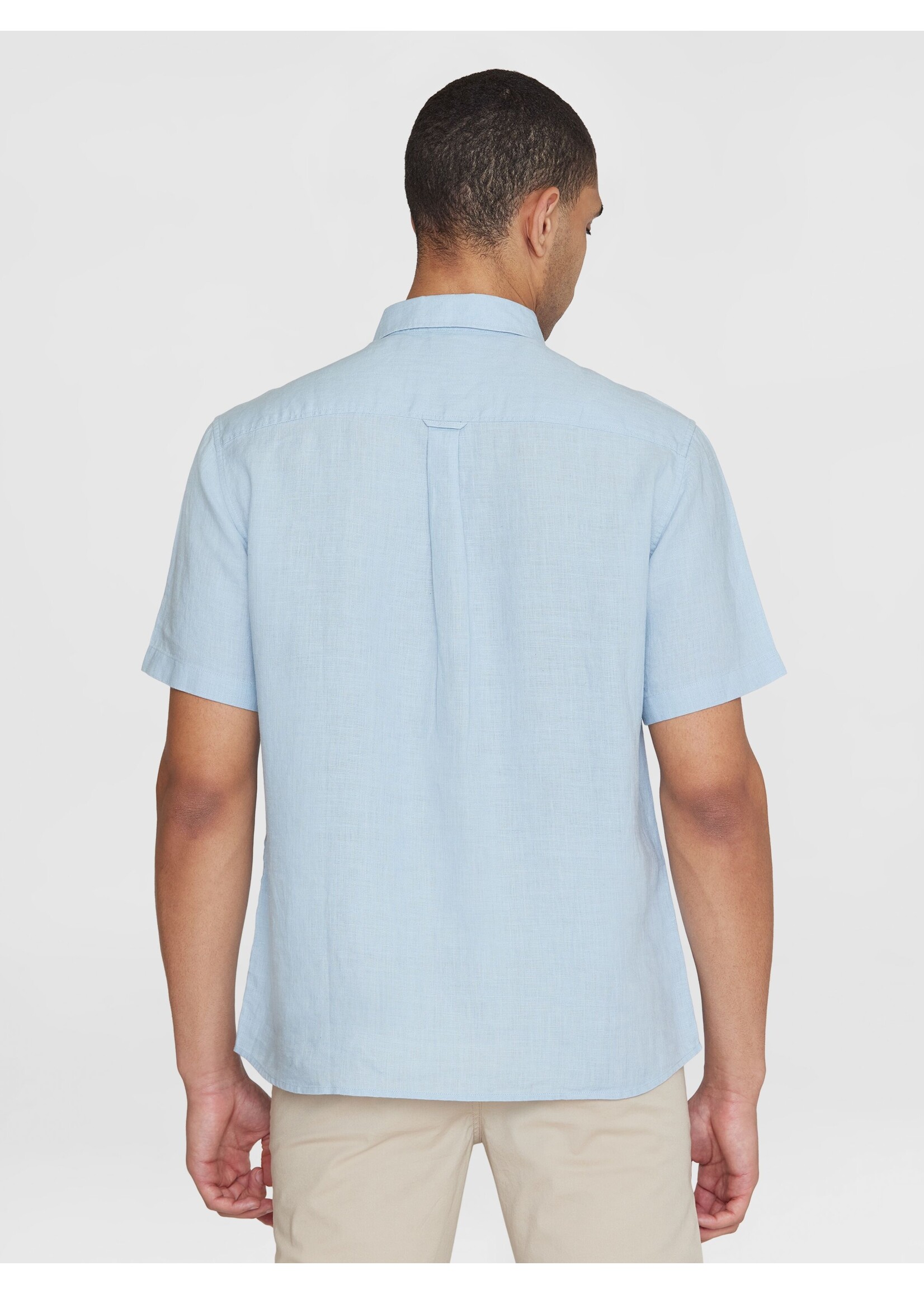 Knowledge Cotton 1090064 Regular Linen SS Shirt