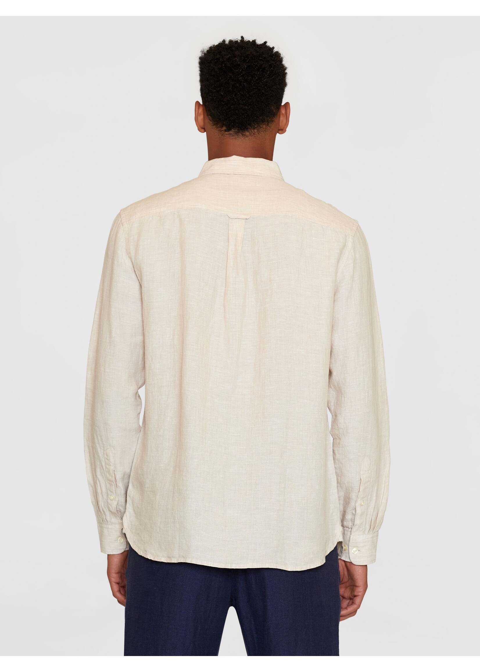 Knowledge Cotton 1090011 Regular Linen Shirt