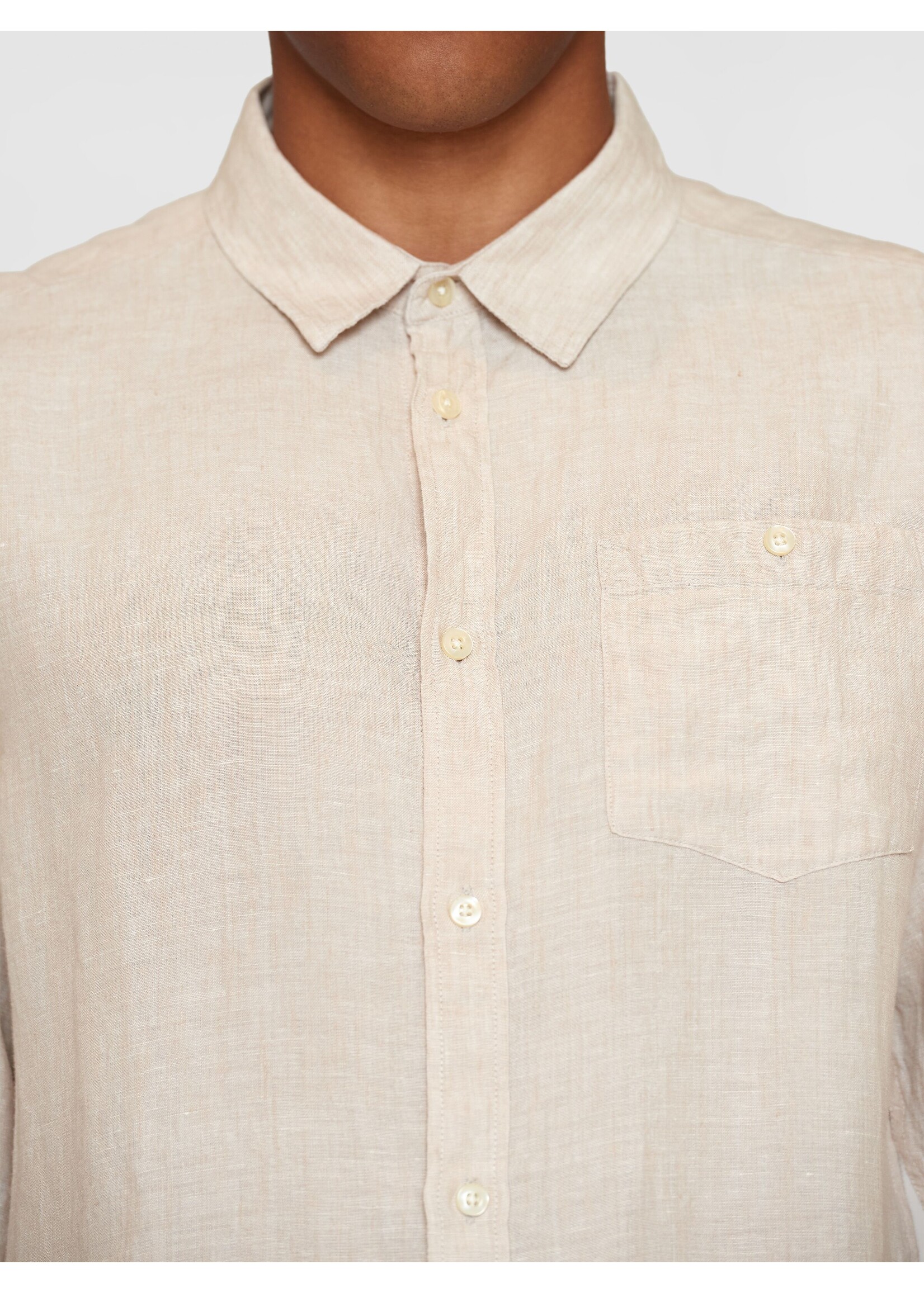 Knowledge Cotton 1090011 Regular Linen Shirt