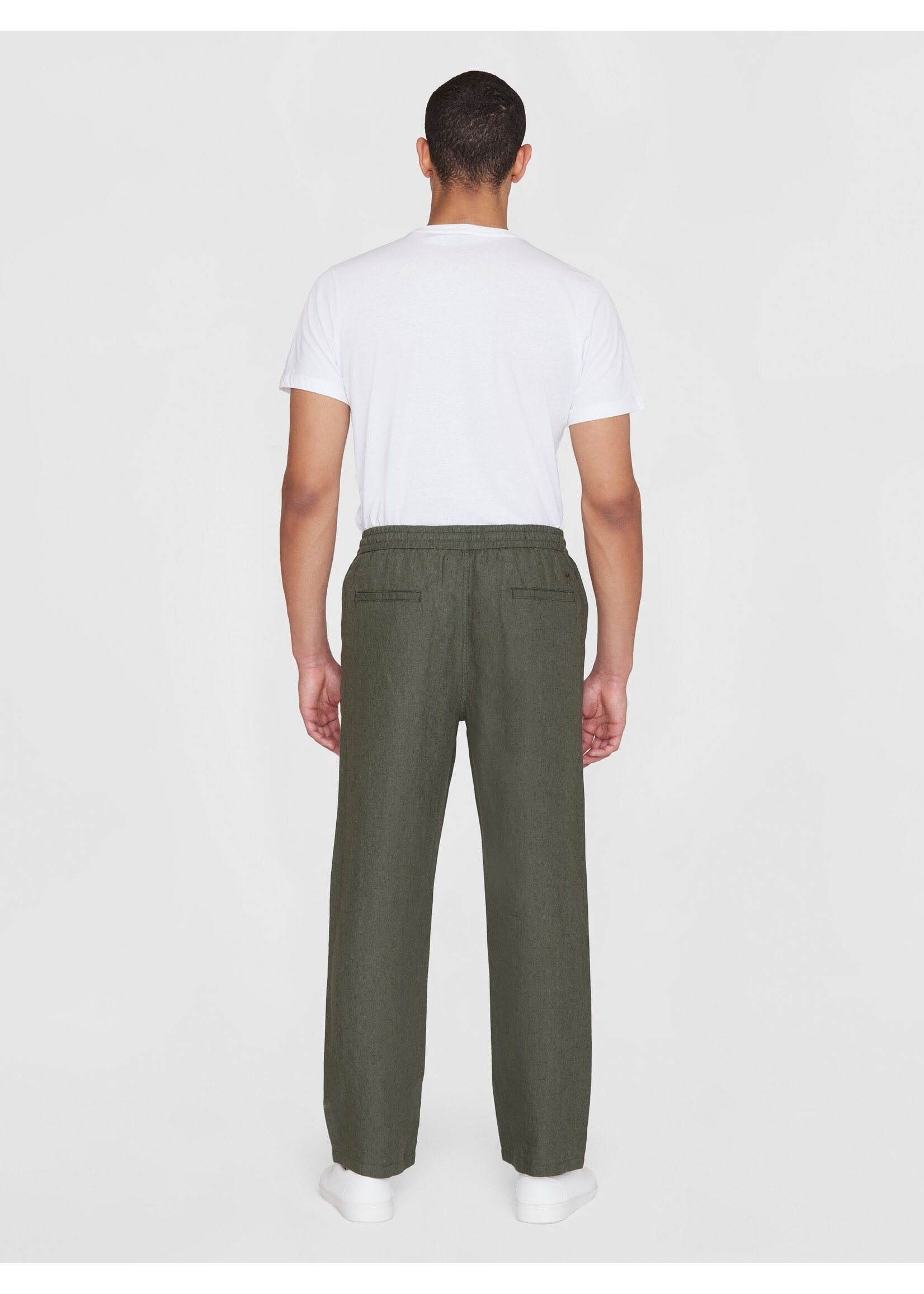 Knowledge Cotton 1070003 FIG Loose Linen Pants