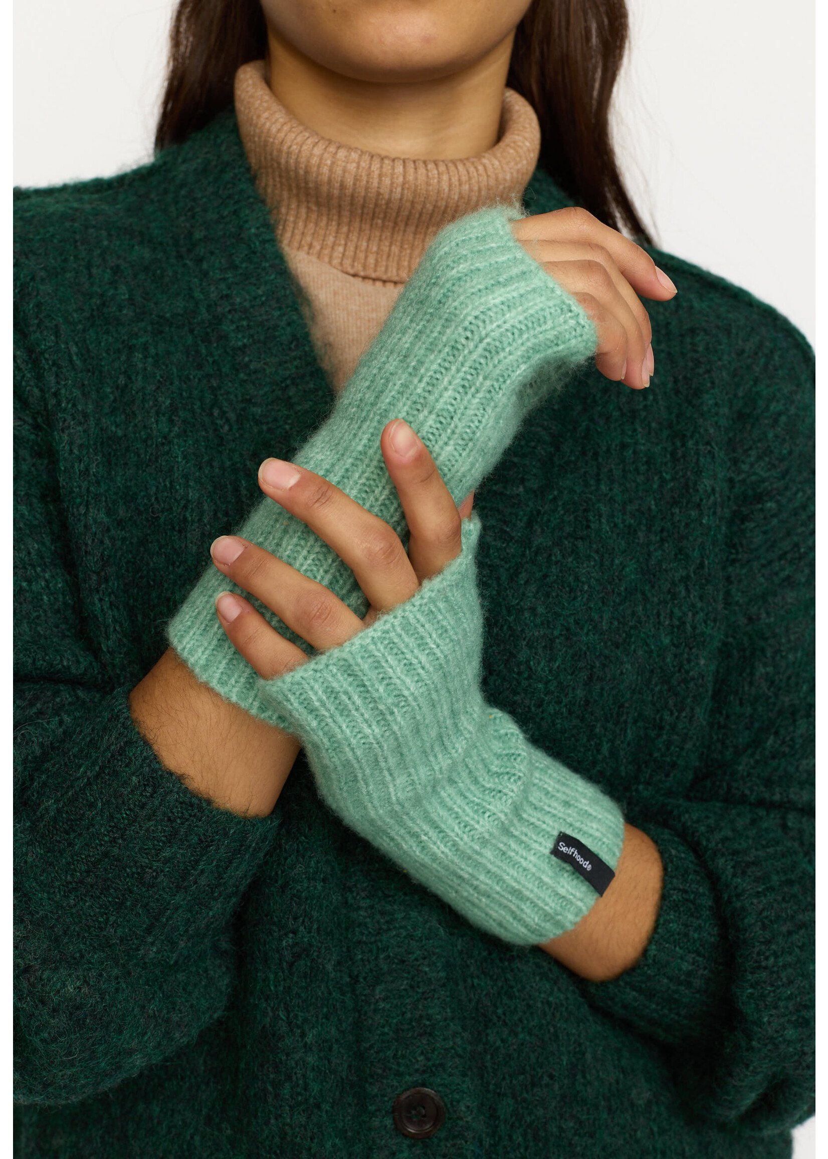 Selfhood 99014 Fluffy Half-Mittens