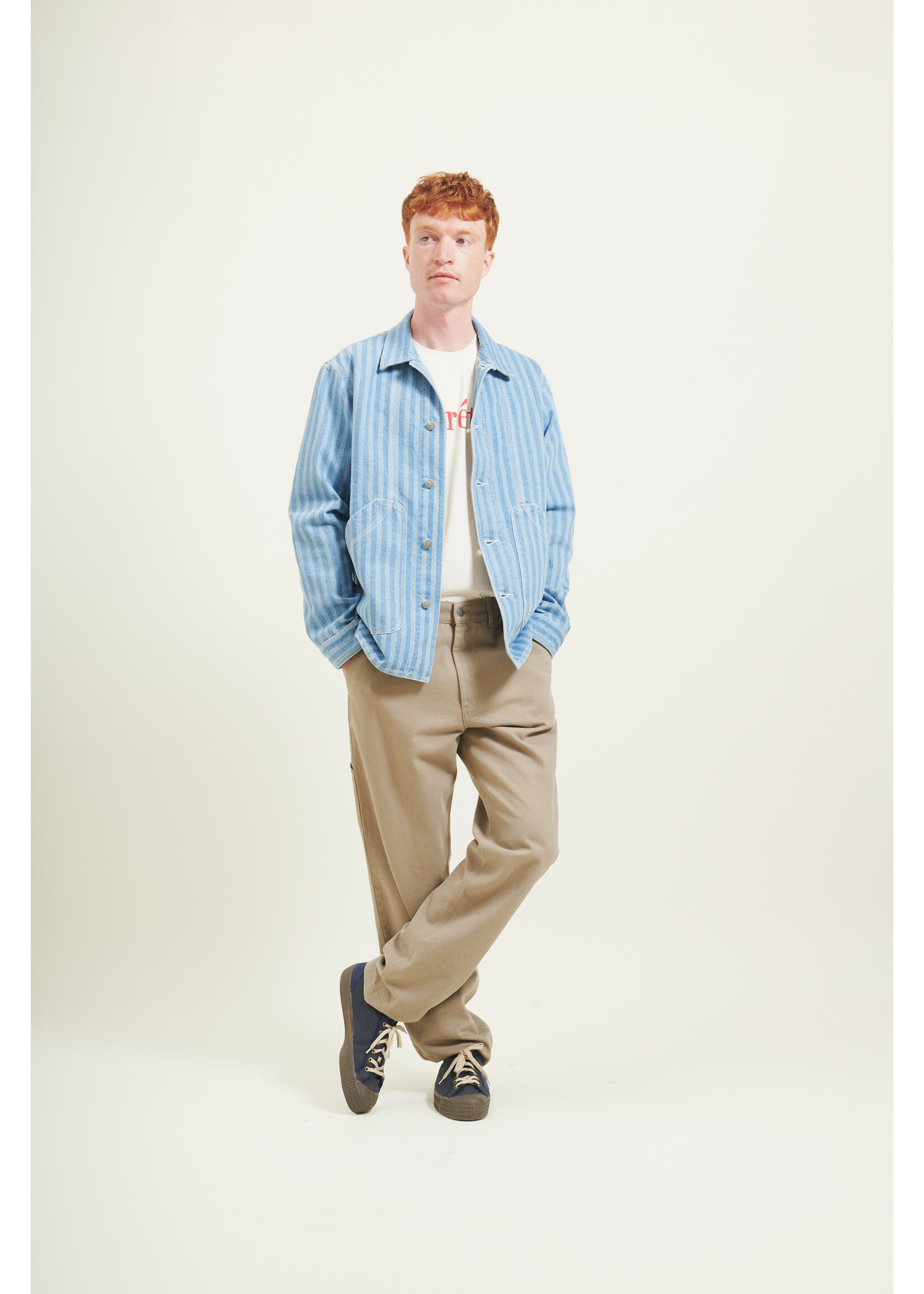 Forét Berry Denim Overshirt