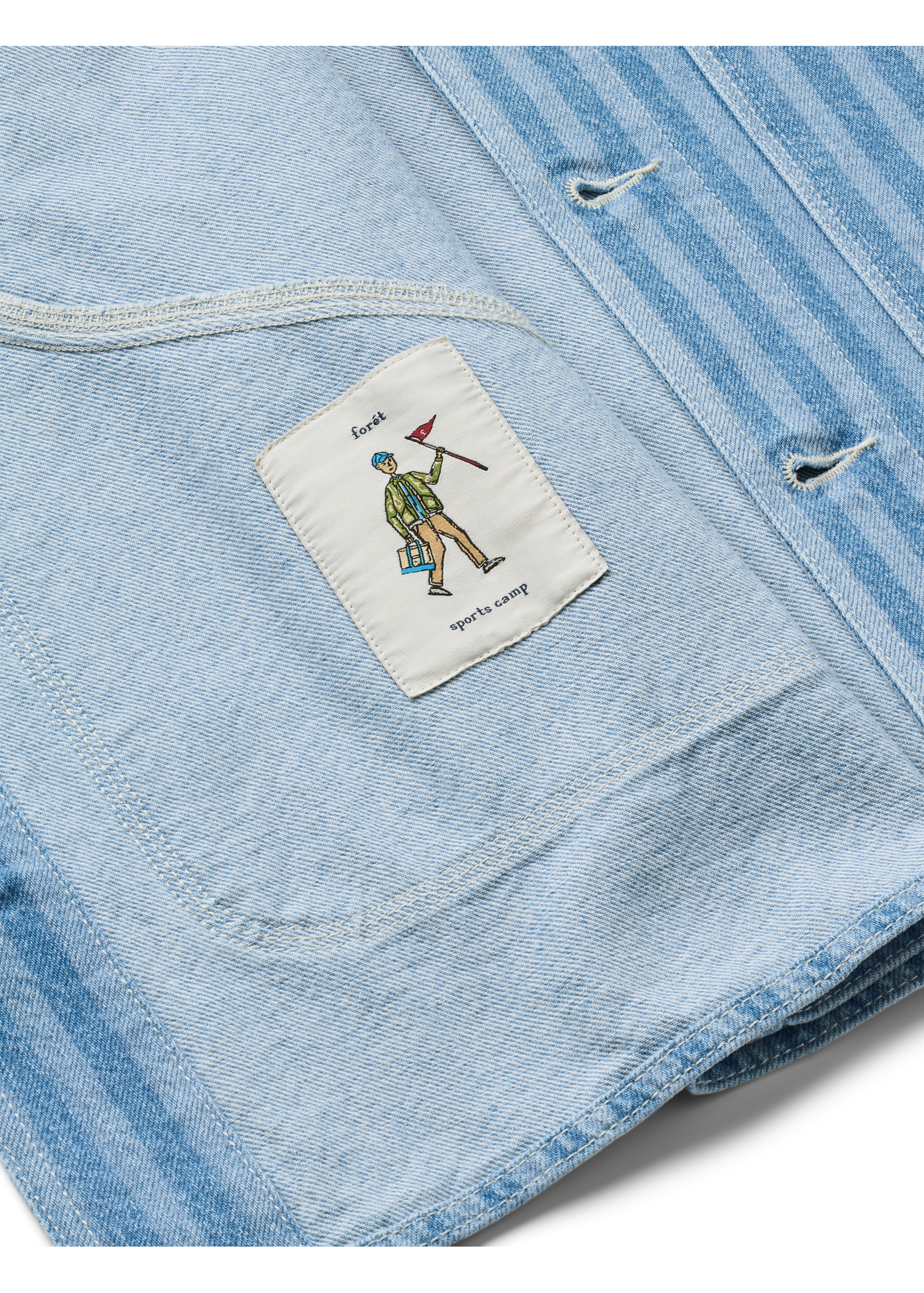 Forét Berry Denim Overshirt