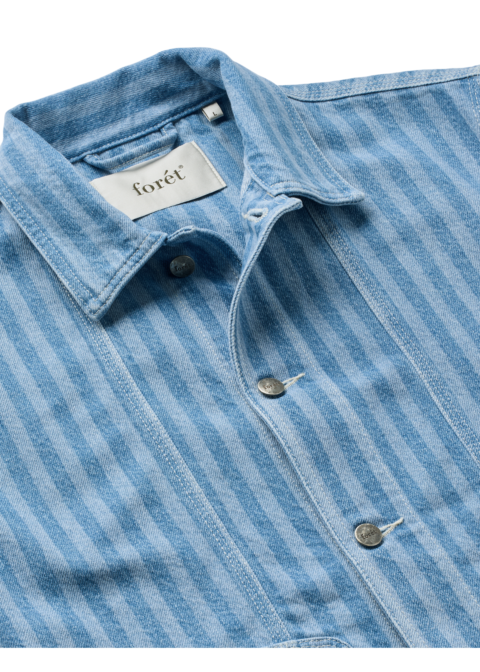 Forét Berry Denim Overshirt