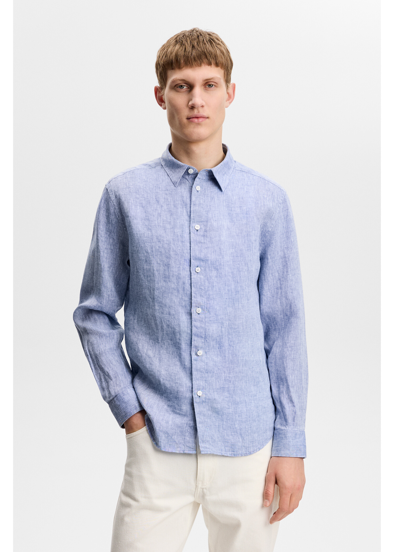 J. Lindeberg Marlon Linen Melange Shirt