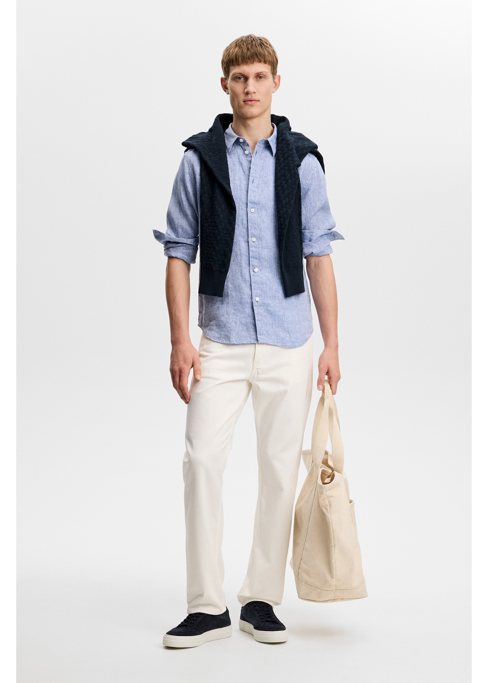 J. Lindeberg Marlon Linen Melange Shirt