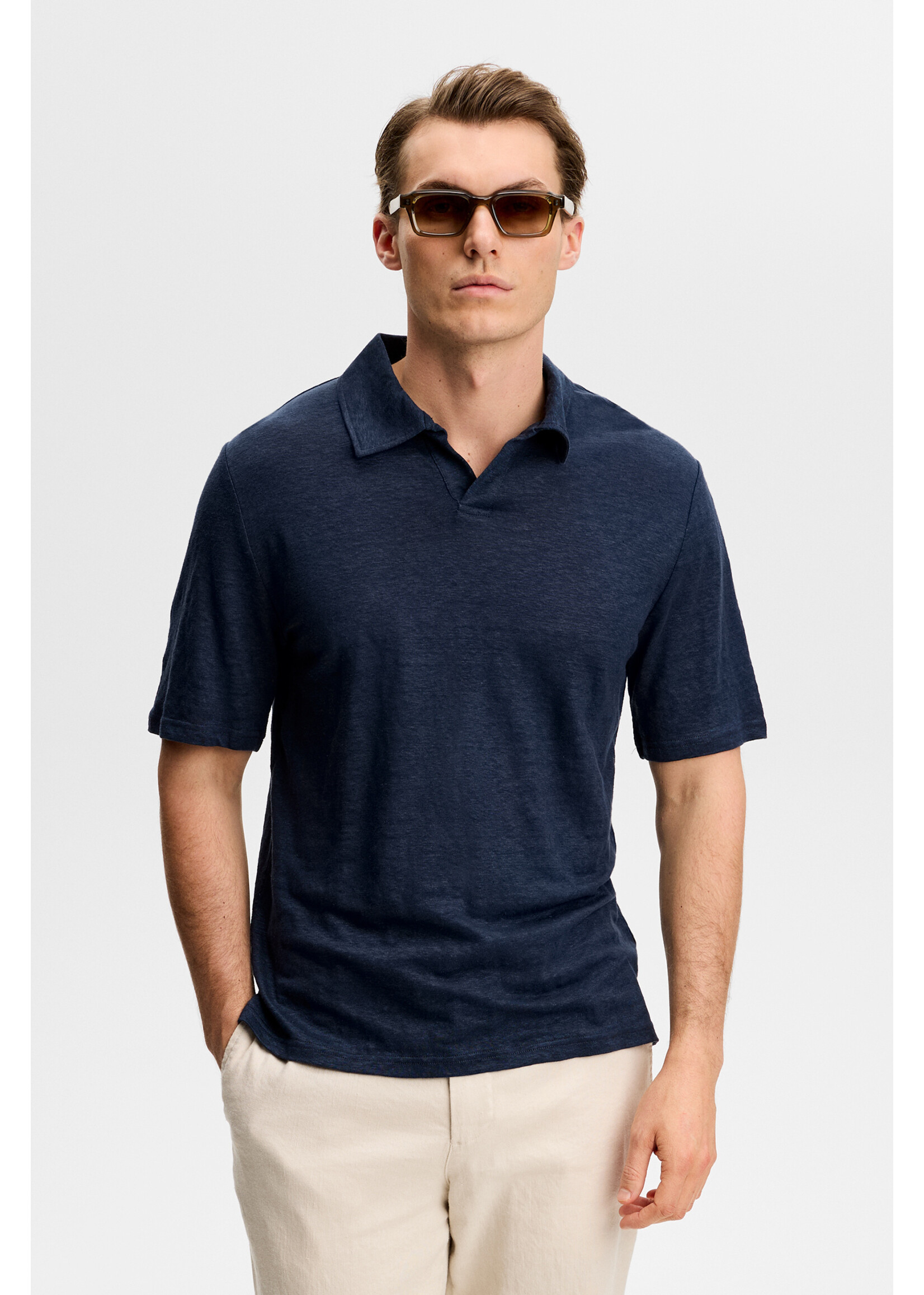 J. Lindeberg Roy Linen Polo
