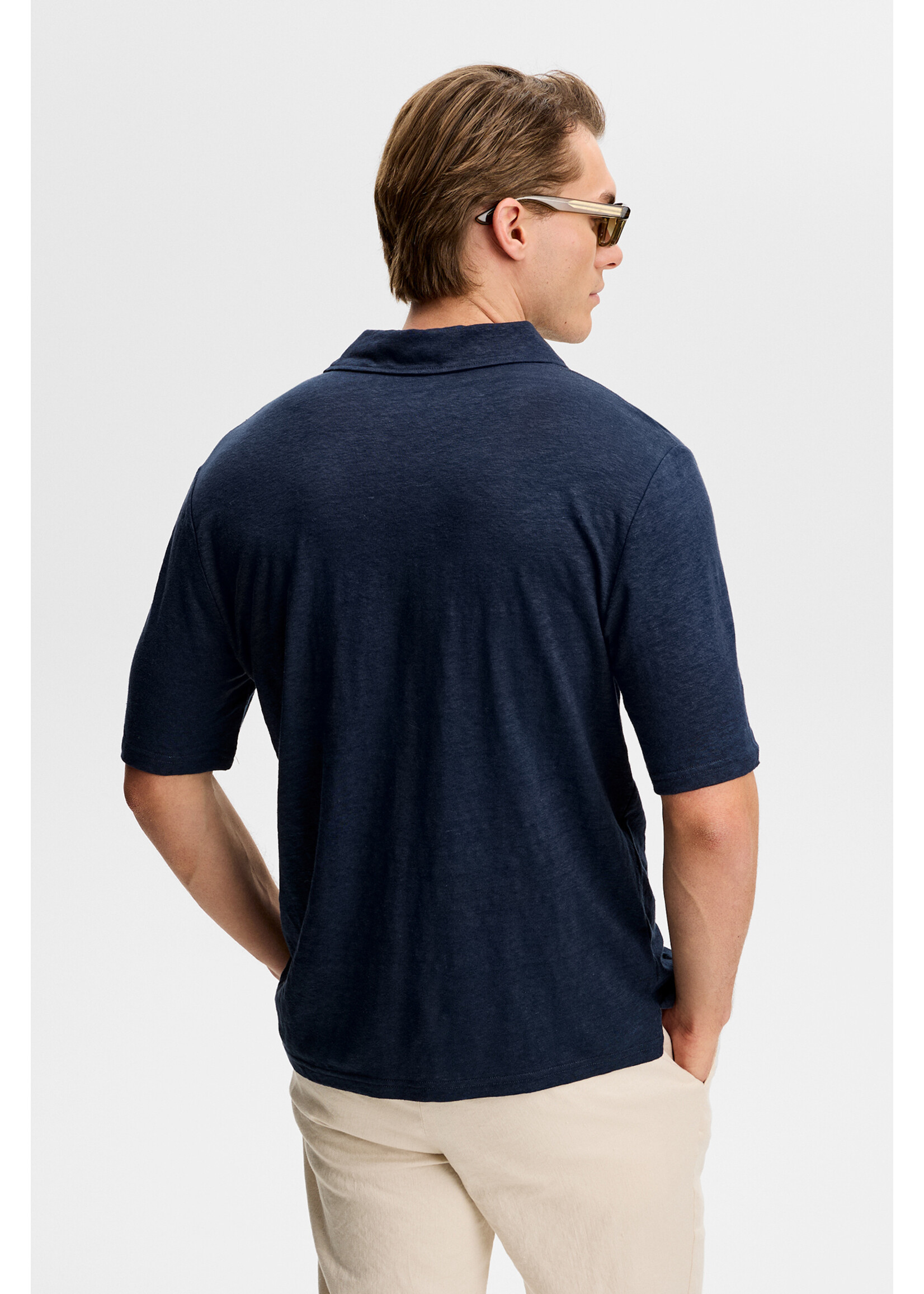 J. Lindeberg Roy Linen Polo