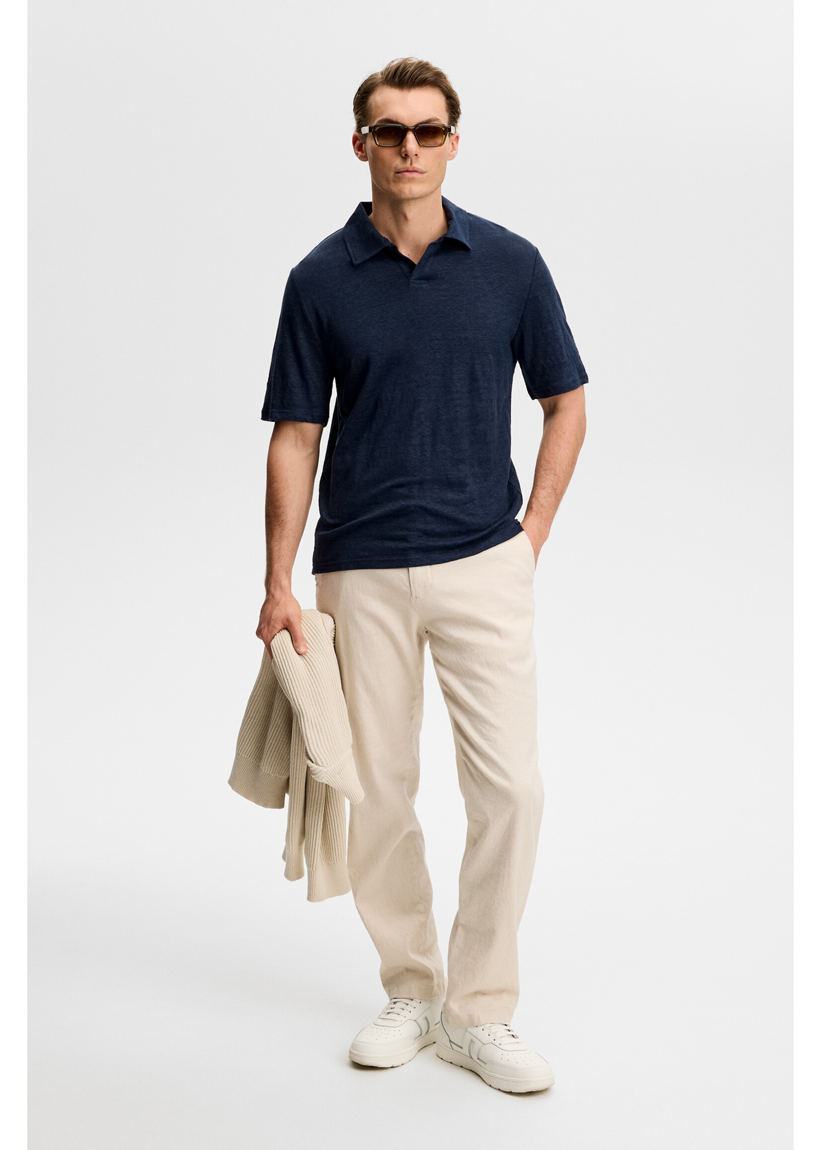 J. Lindeberg Roy Linen Polo