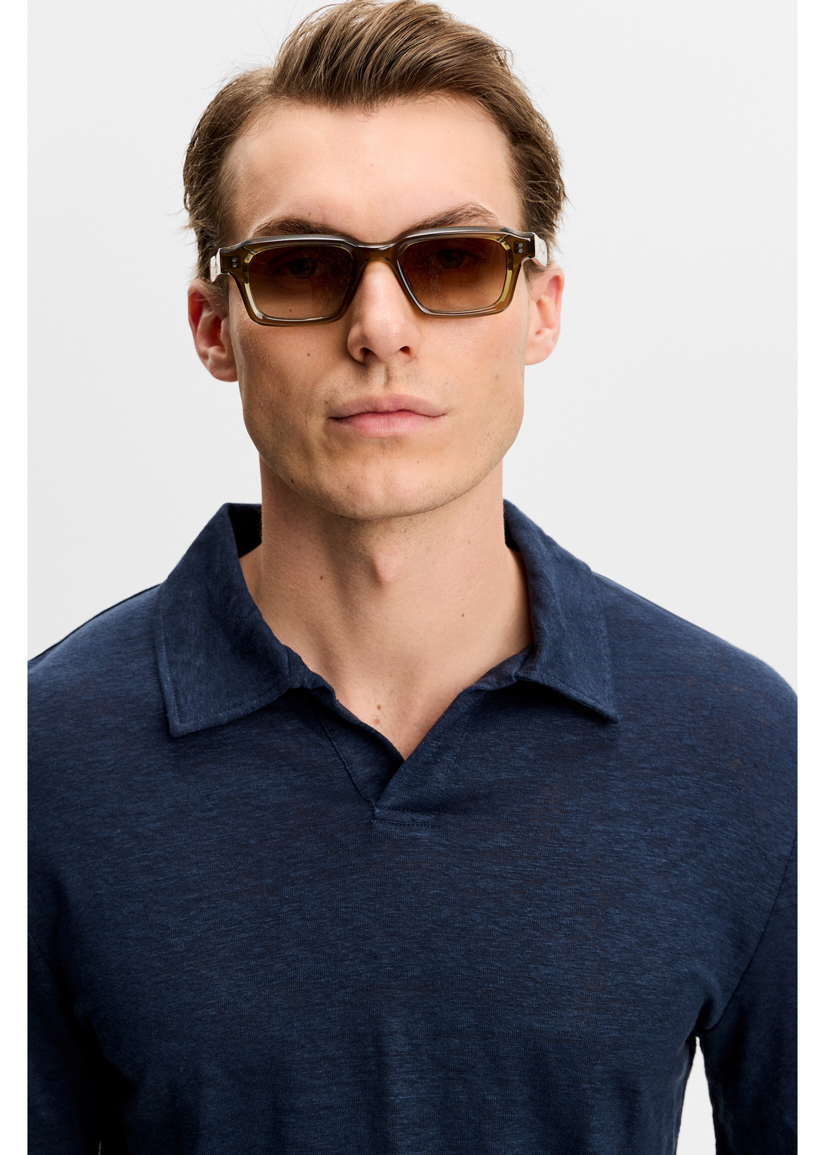 J. Lindeberg Roy Linen Polo