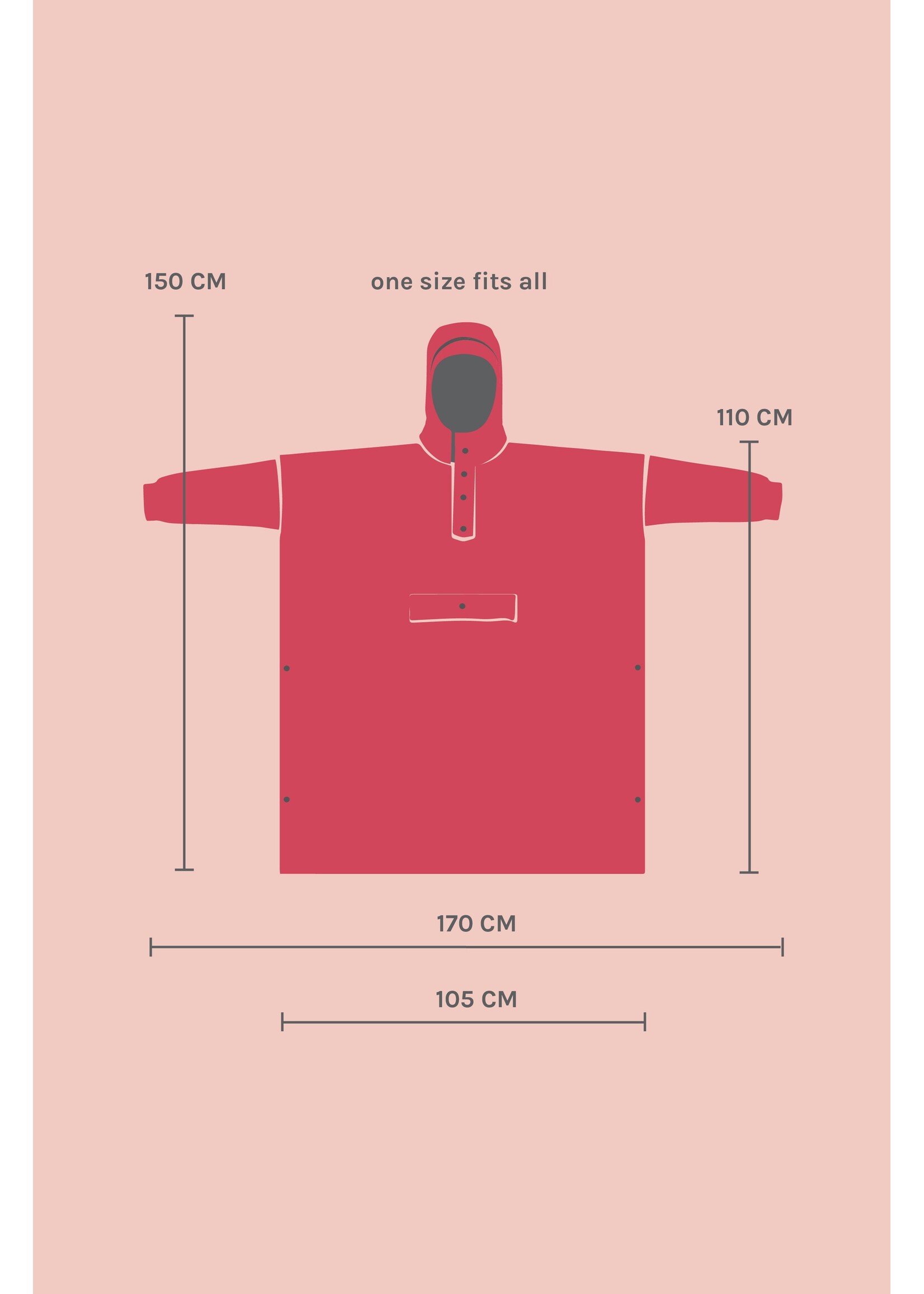 Rainkiss Pink Panther - Rain Poncho