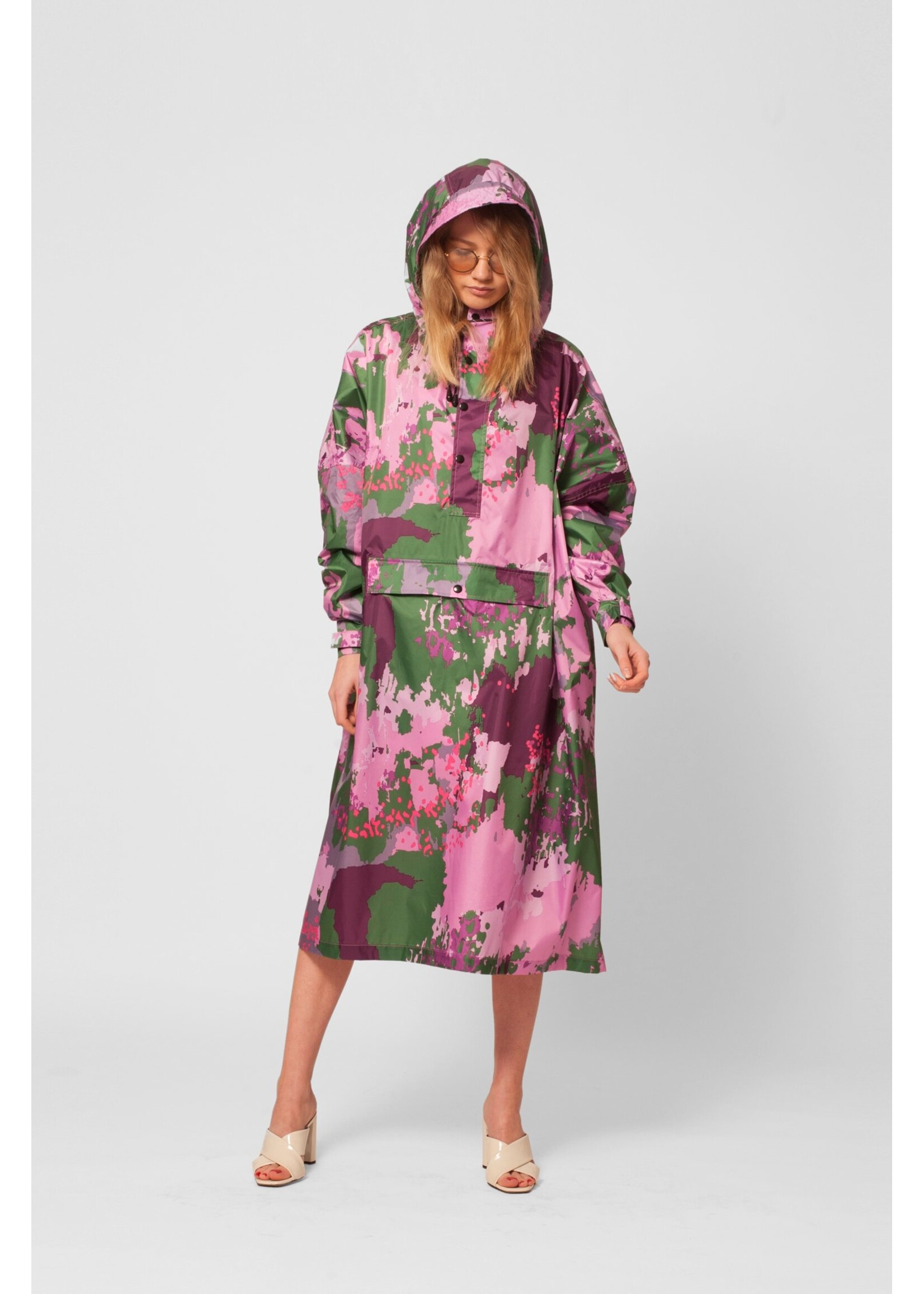 Rainkiss Digi Spring Camo - Rain Poncho