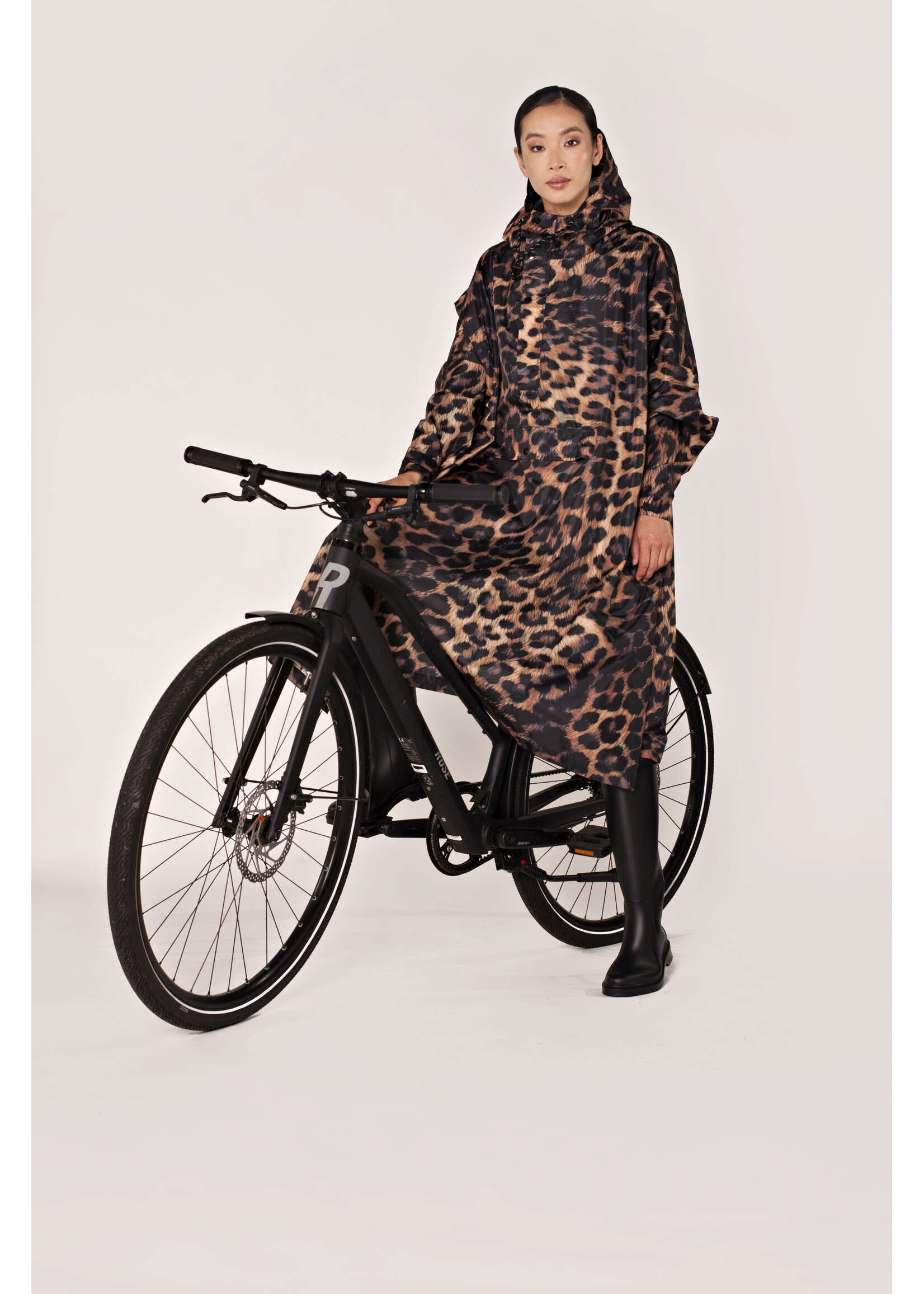 Rainkiss Dark Leopard - Rain Poncho
