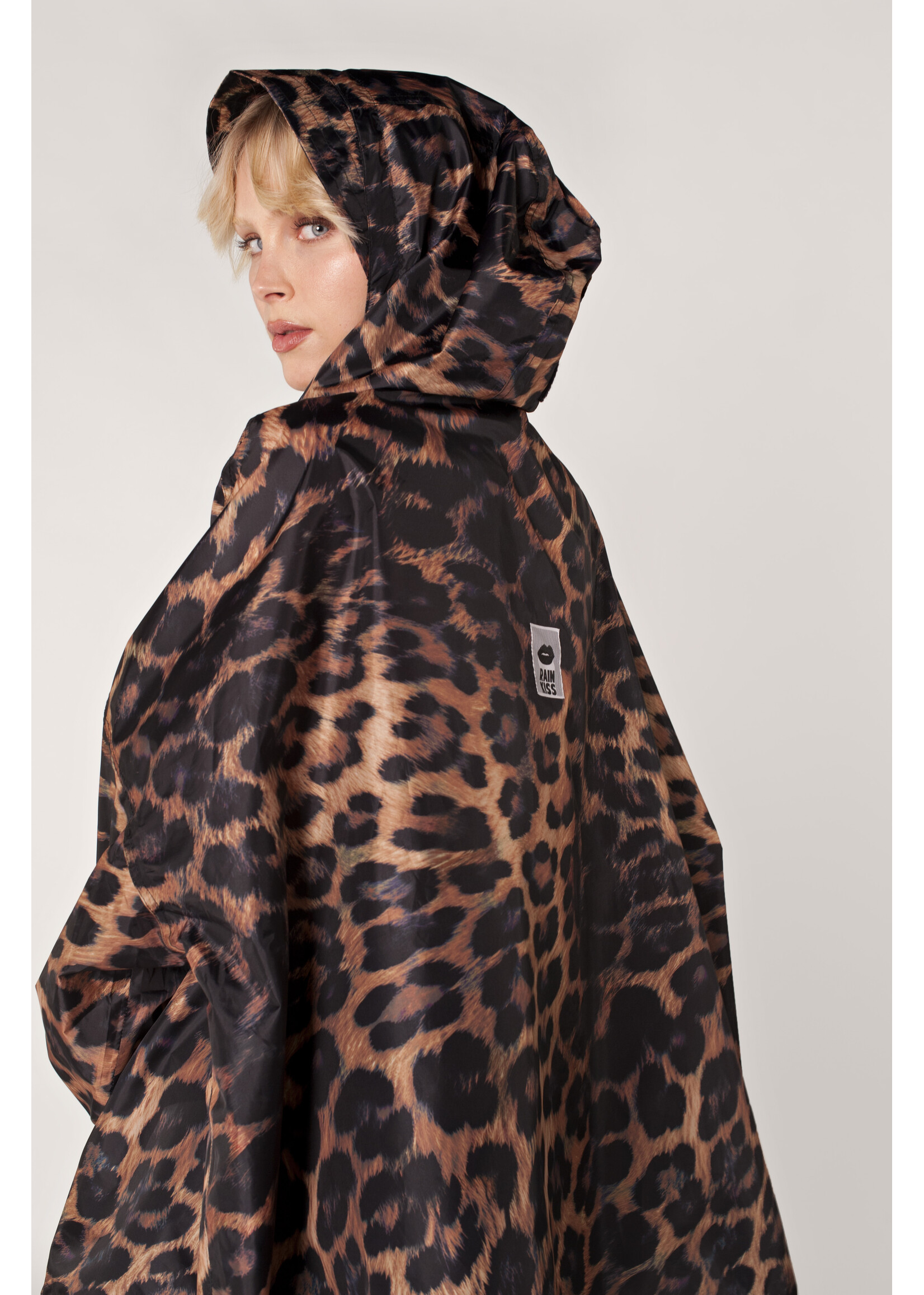 Rainkiss Dark Leopard - Rain Poncho