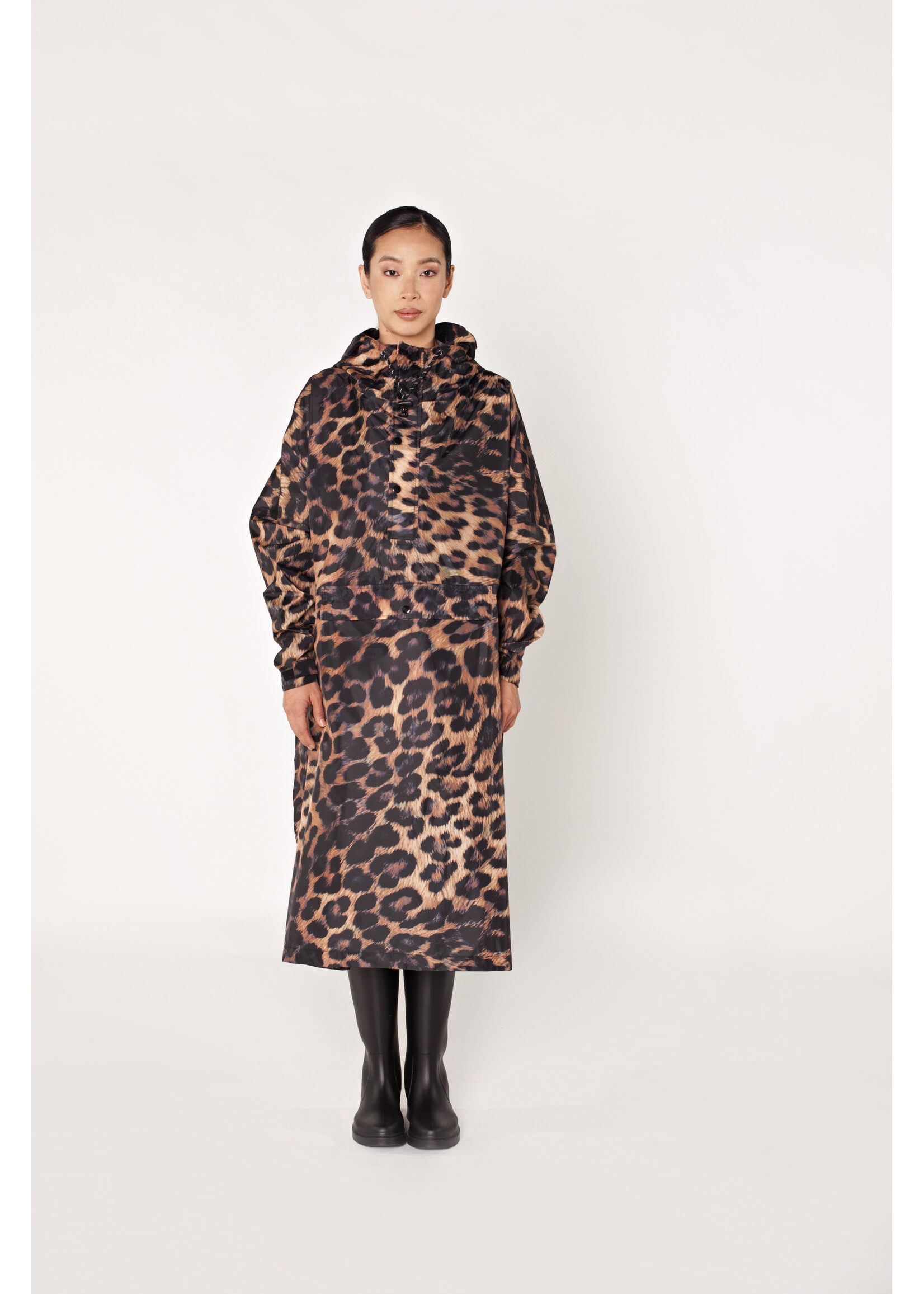 Rainkiss Dark Leopard - Rain Poncho