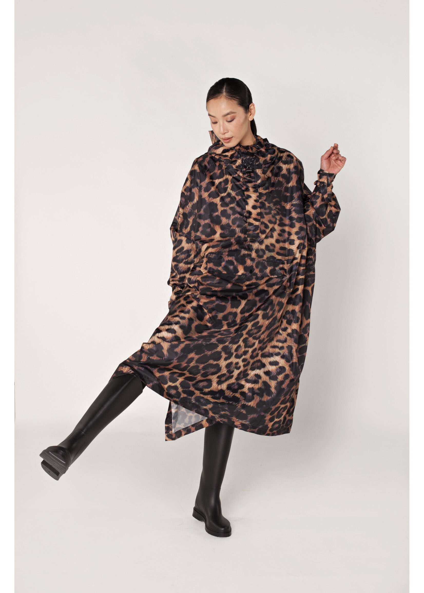 Rainkiss Dark Leopard - Rain Poncho