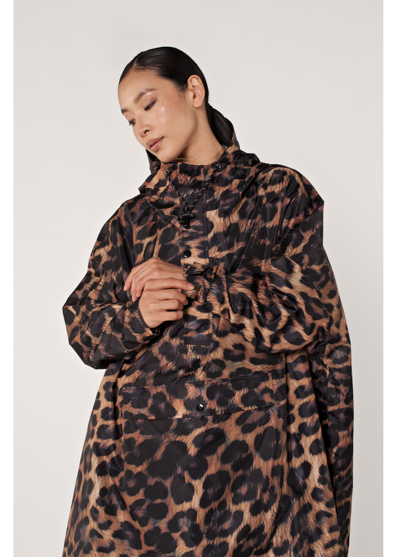 Rainkiss Dark Leopard - Rain Poncho