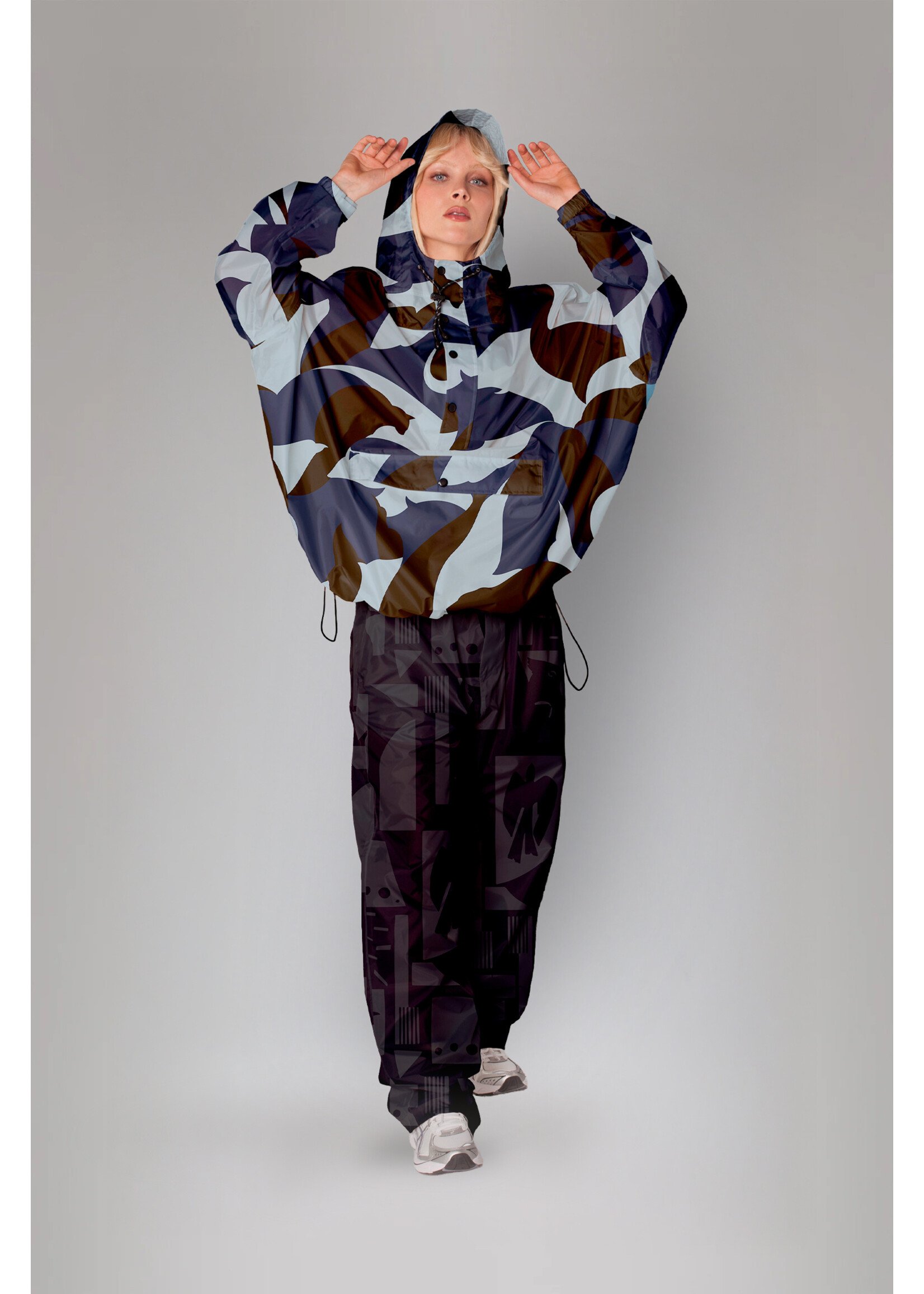 Rainkiss Malika Favre 'Animo Midnight' Anorak