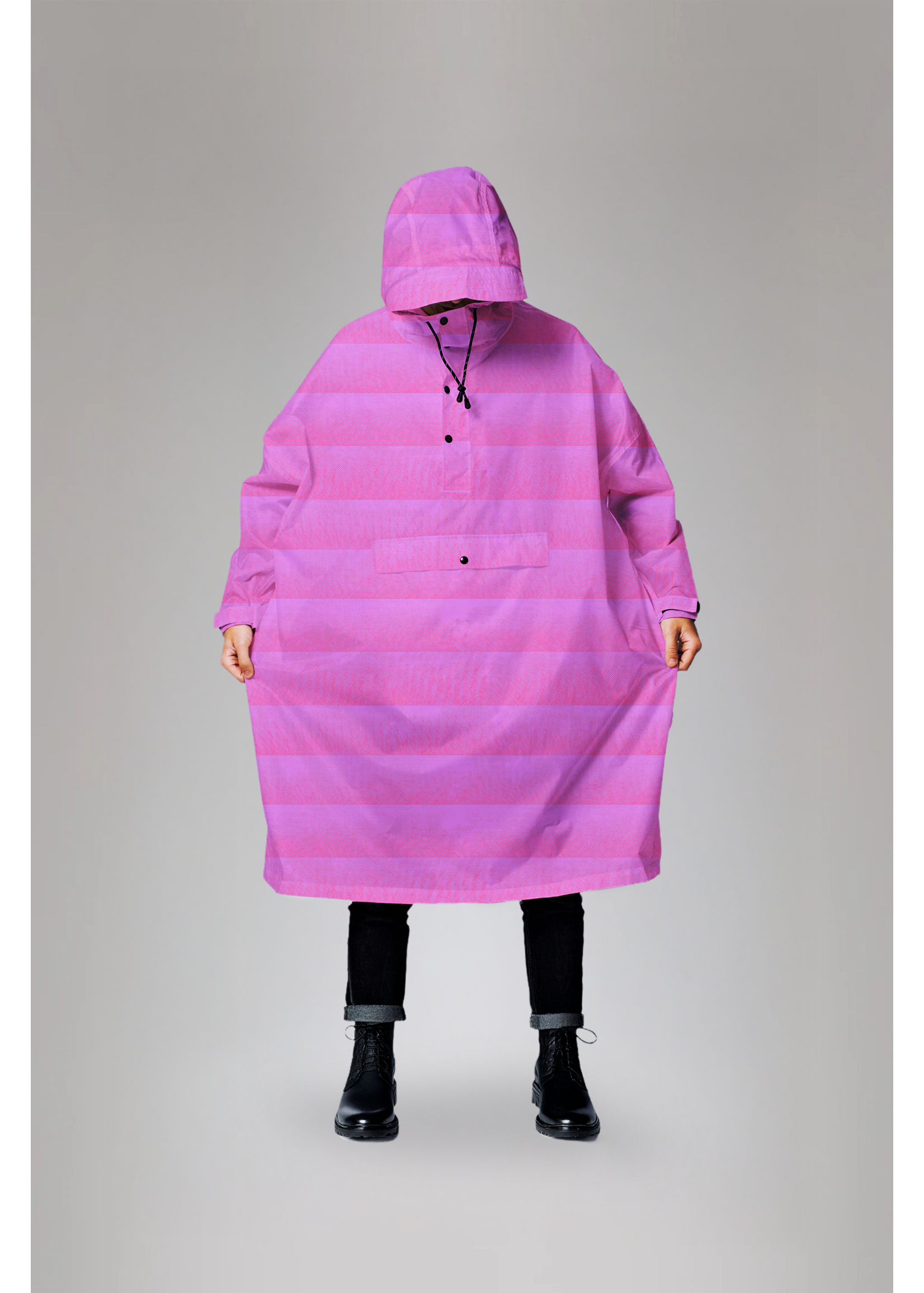 Rainkiss Seeing Stripes - Rain Poncho